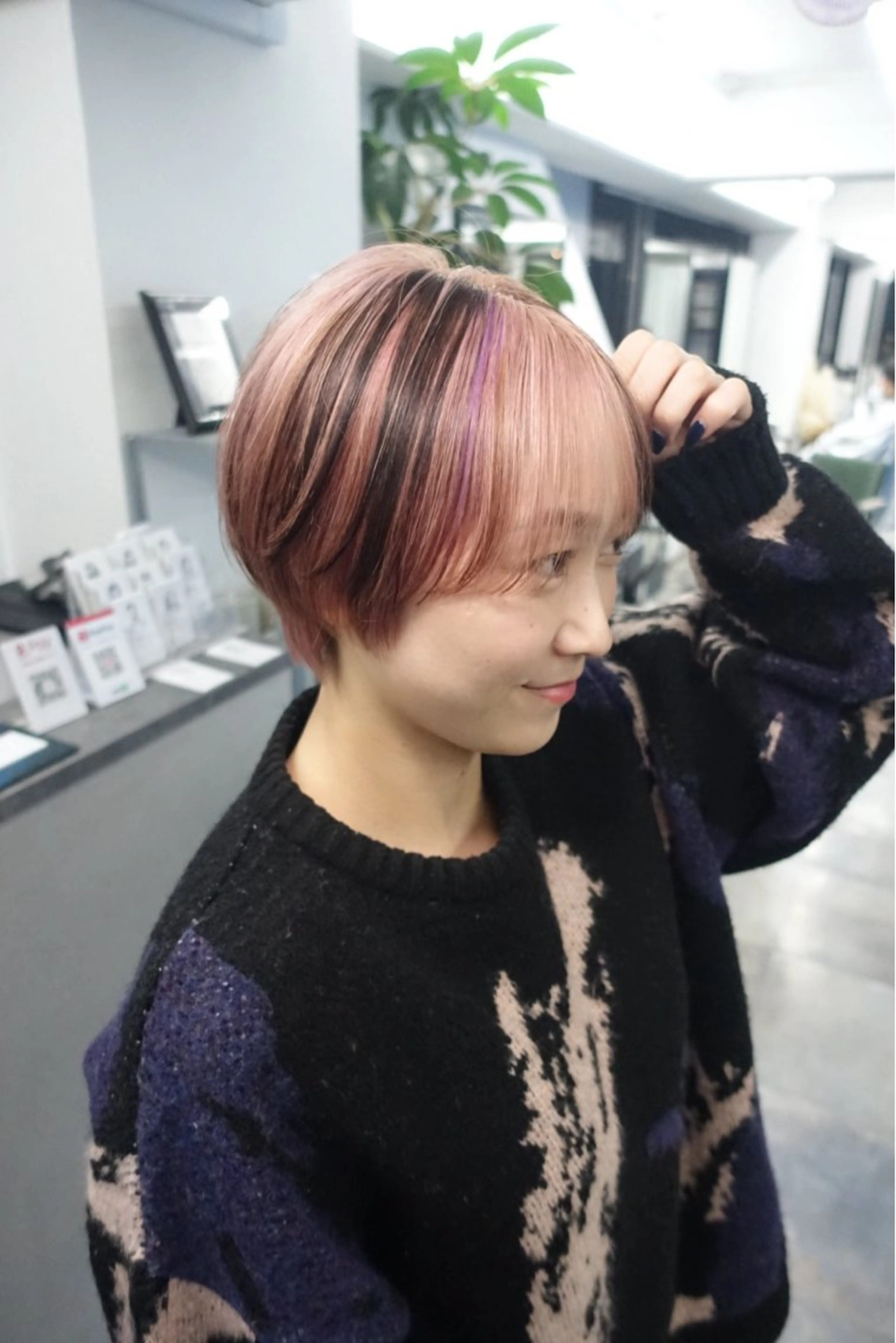 ショート カラー デザインカラー ヘアカラー 大田吏晃❤️‍🔥 美髪特化のヘアスタイル