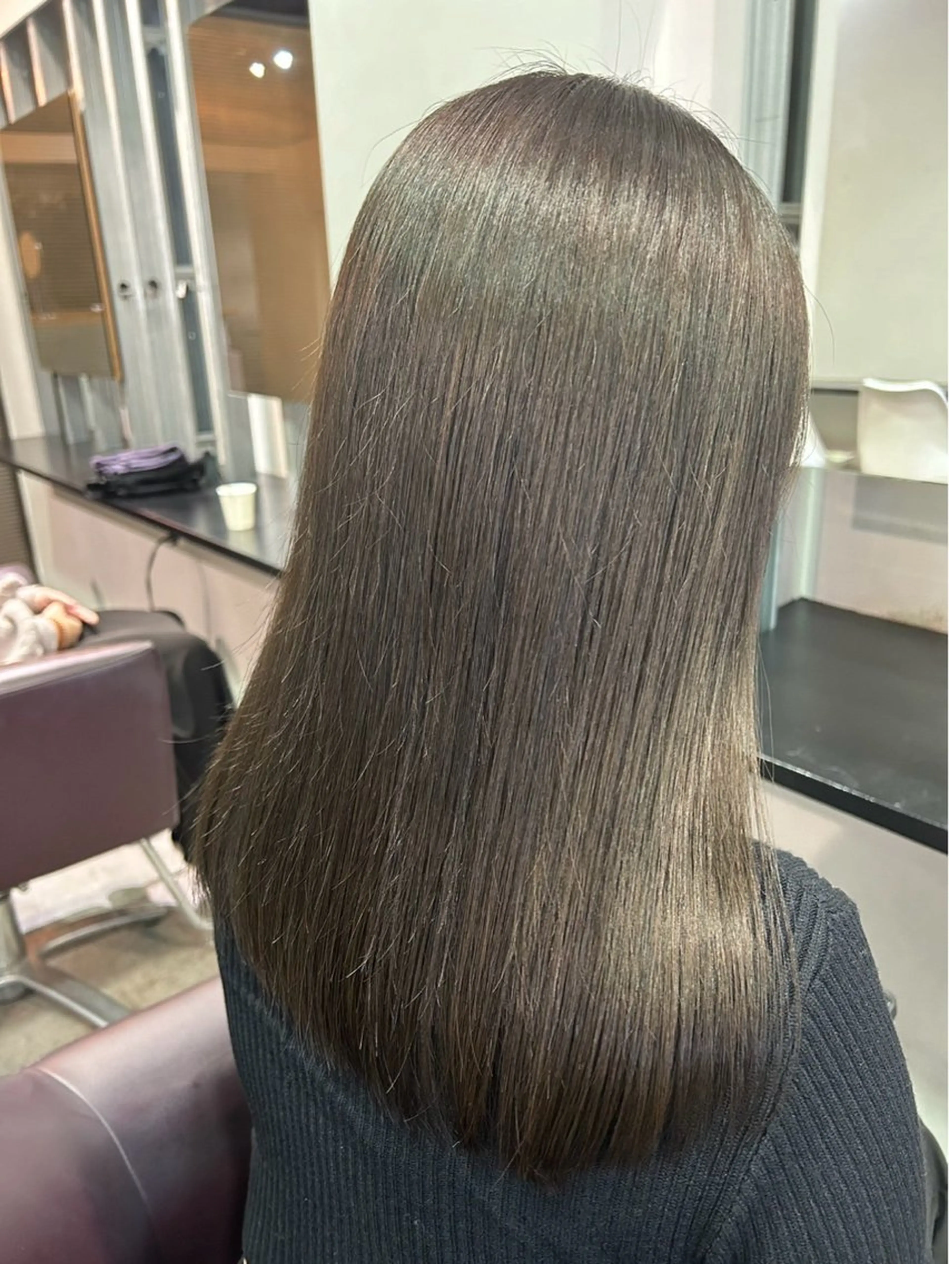 セミロング 🩵透明感艶髪 縮毛矯正masa🩵のヘアスタイル