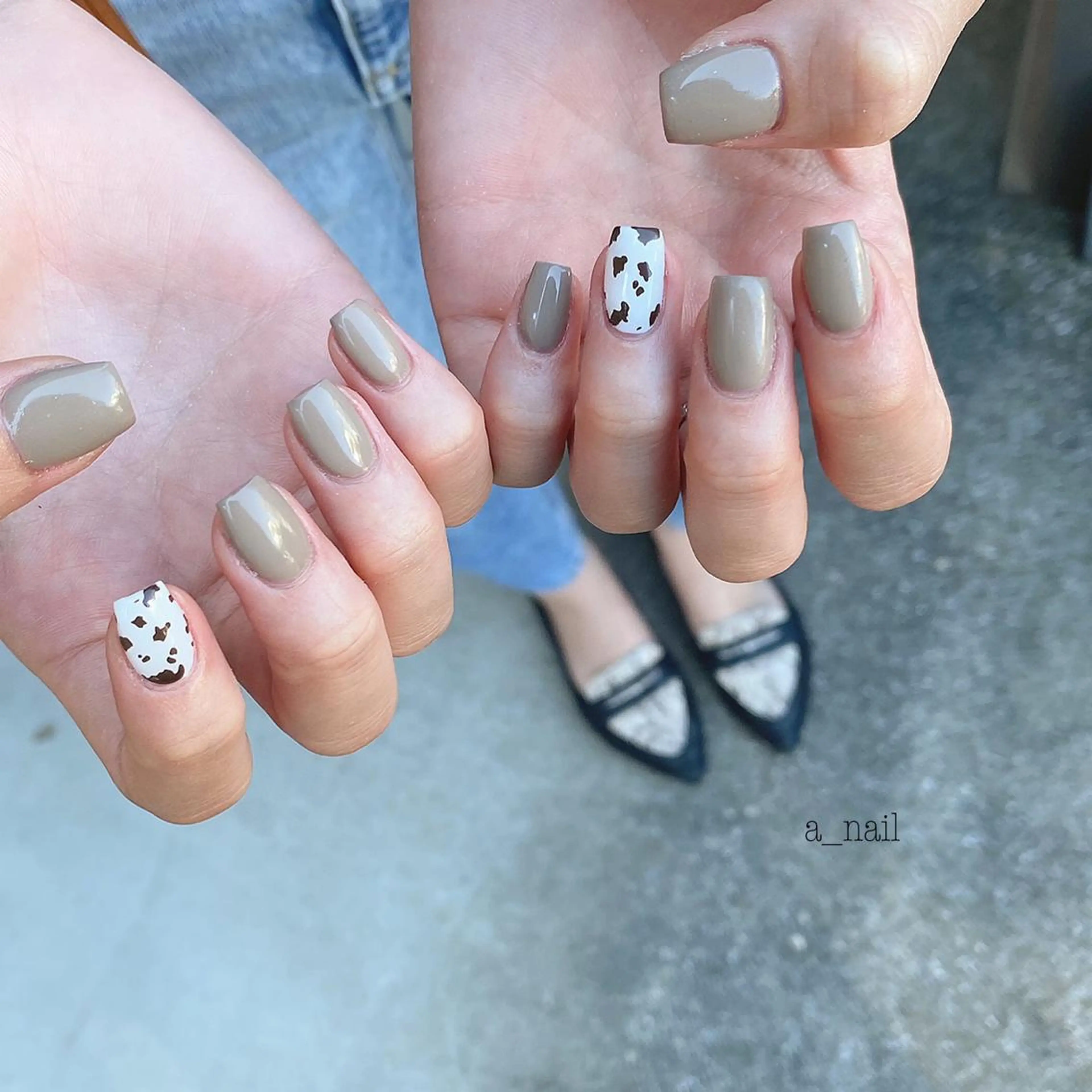 ネイル シンプルネイル 菅 恵奈のネイルデザイン