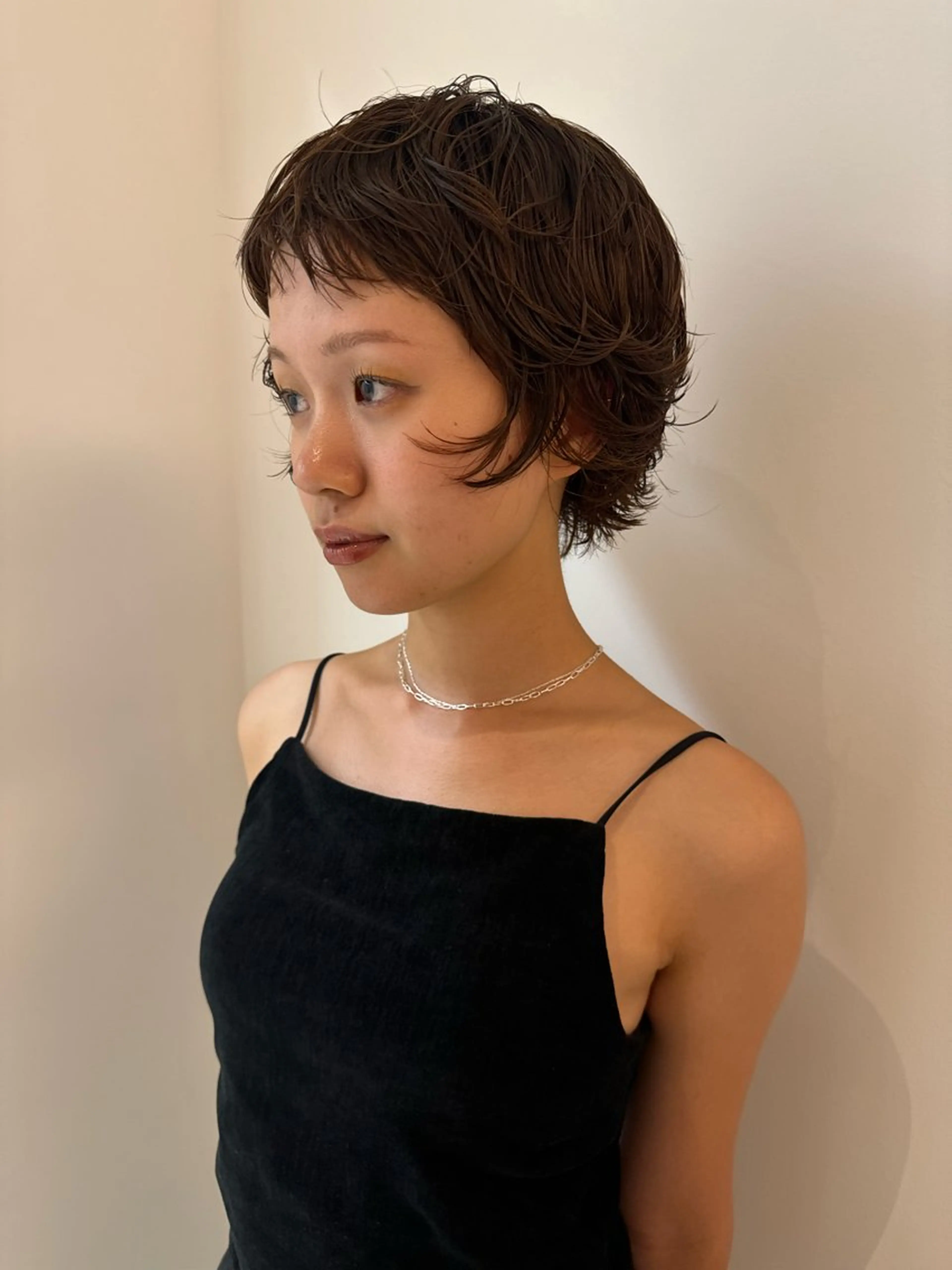 ショート カラー パーマ カット ヘアカラー パーマ misa___boo MISAのヘアスタイル