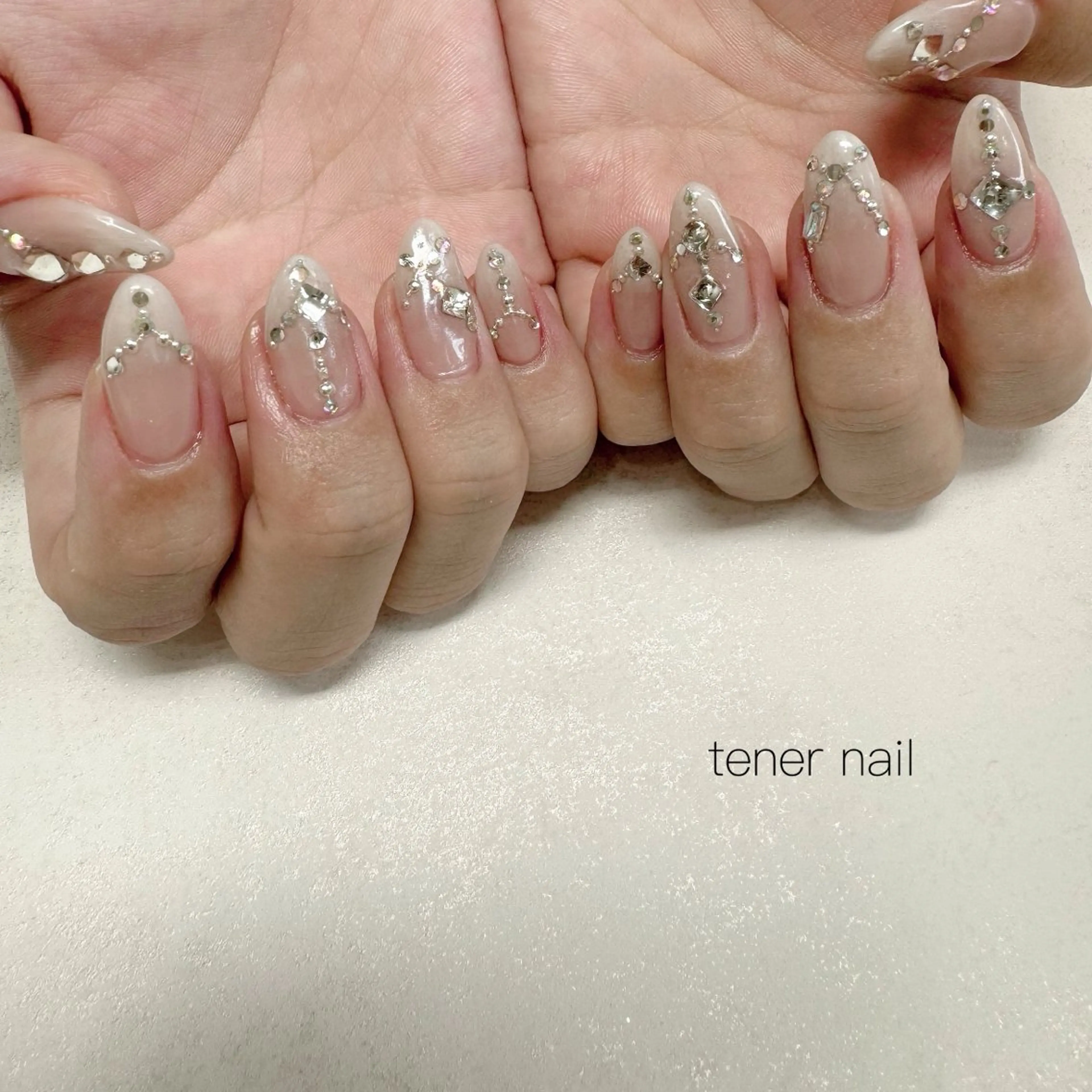 ネイル キラキラネイル ハンドネイル テネルネイル tener nailのネイルデザイン