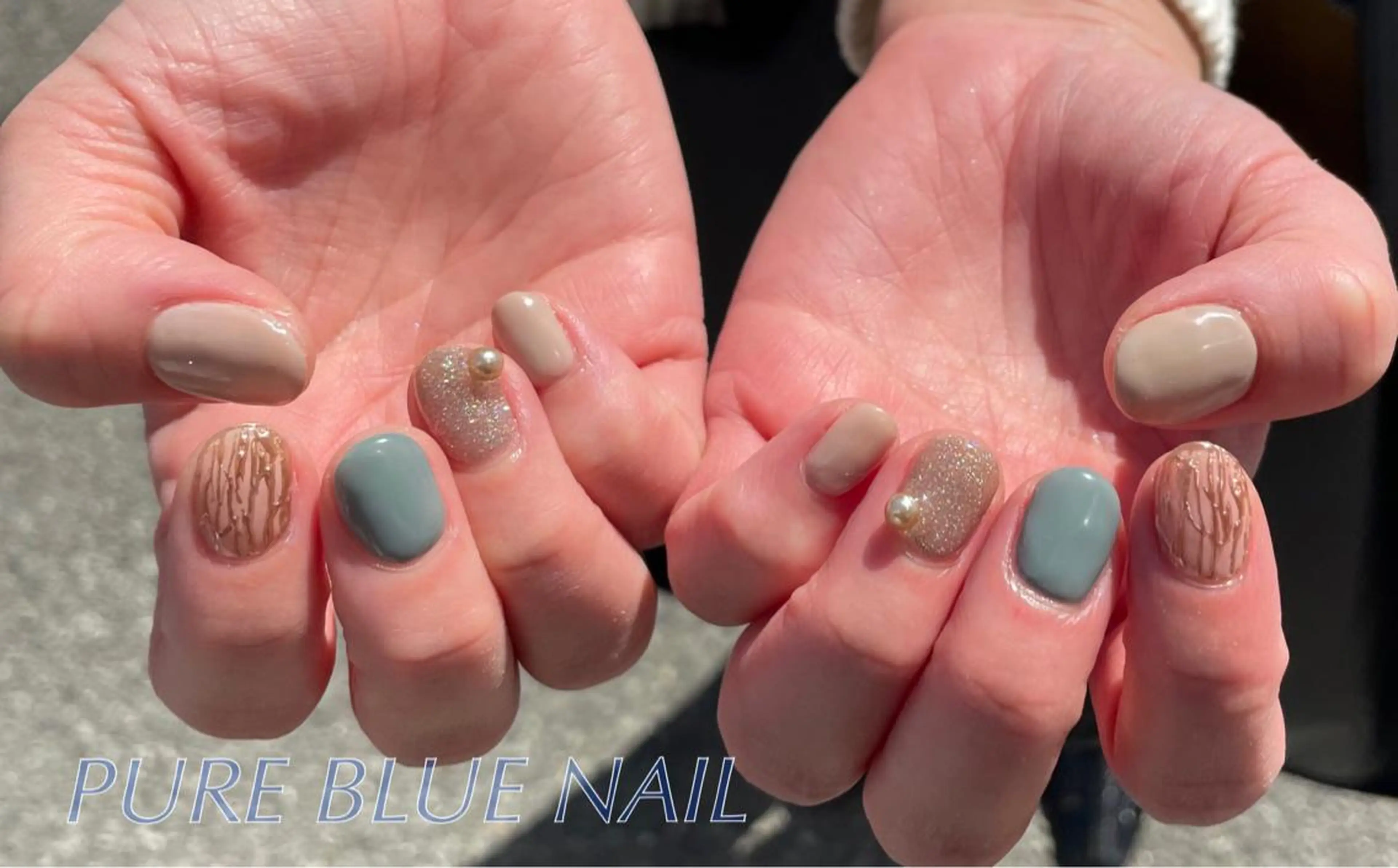 ネイル PURE BLUE NAILのネイルデザイン