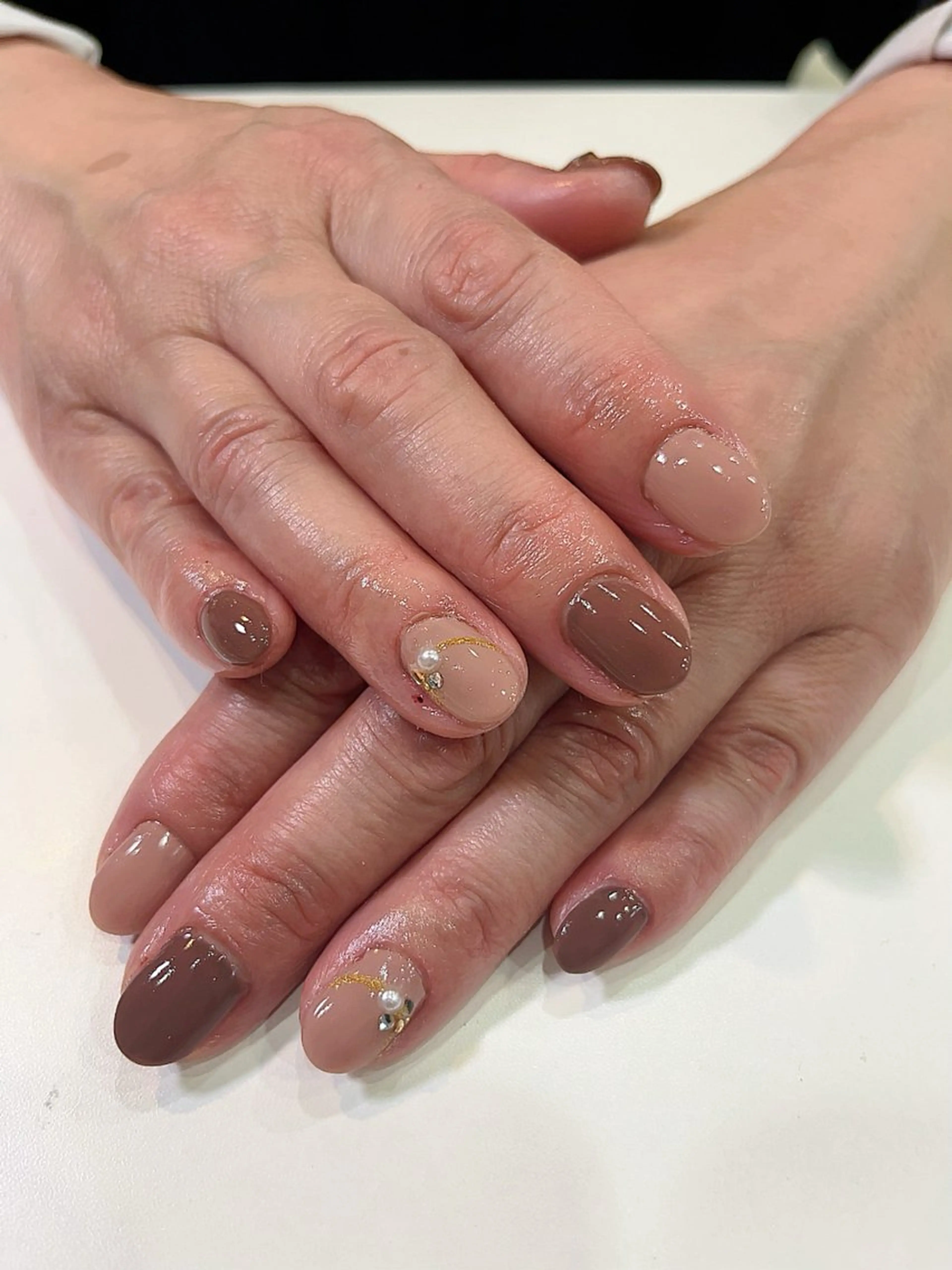 ネイル ハンドネイル ハンドケア あおやぎ ゆきこのネイルデザイン
