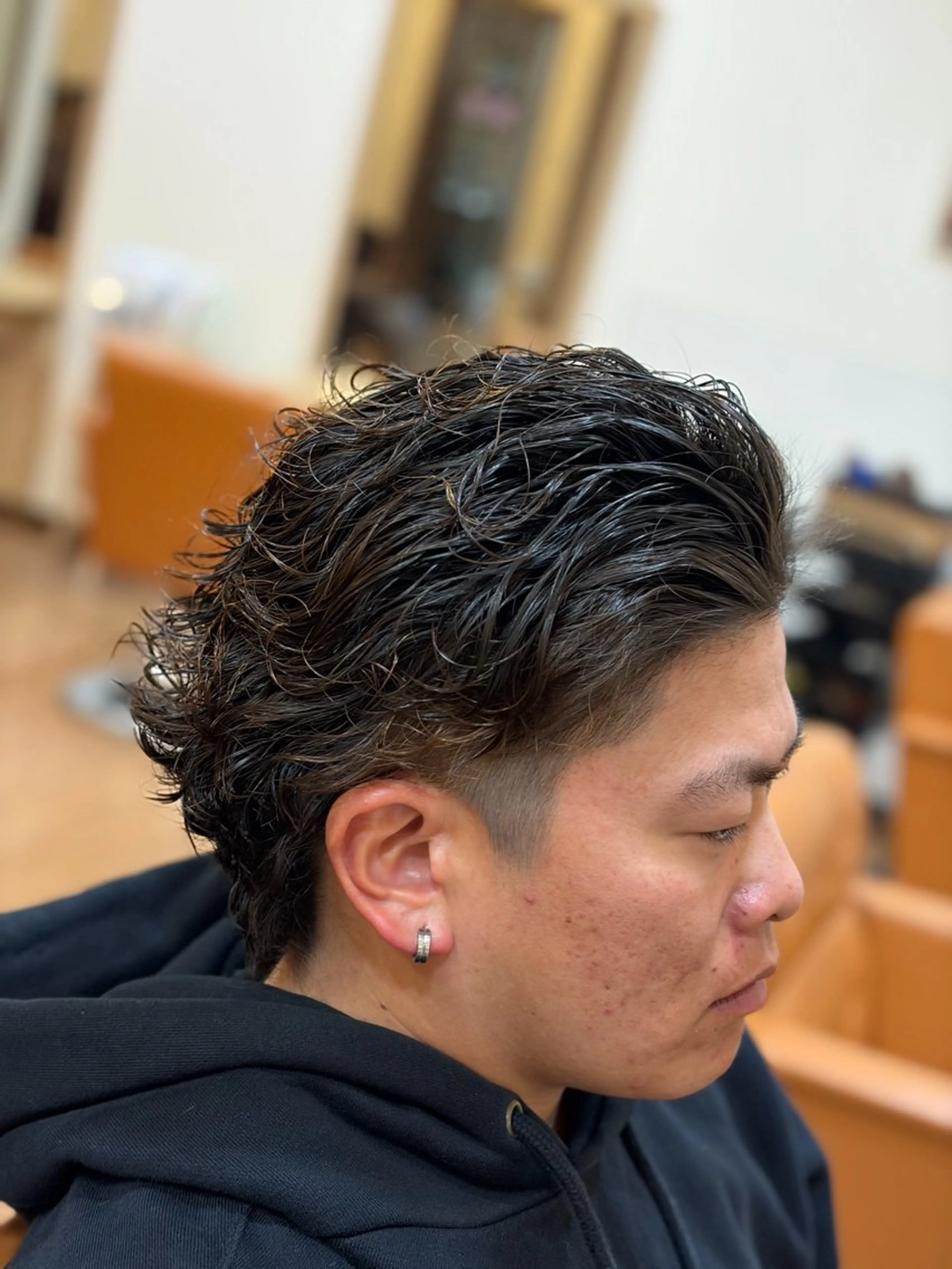 パーマ メンズ 古居 奨麻のヘアスタイル
