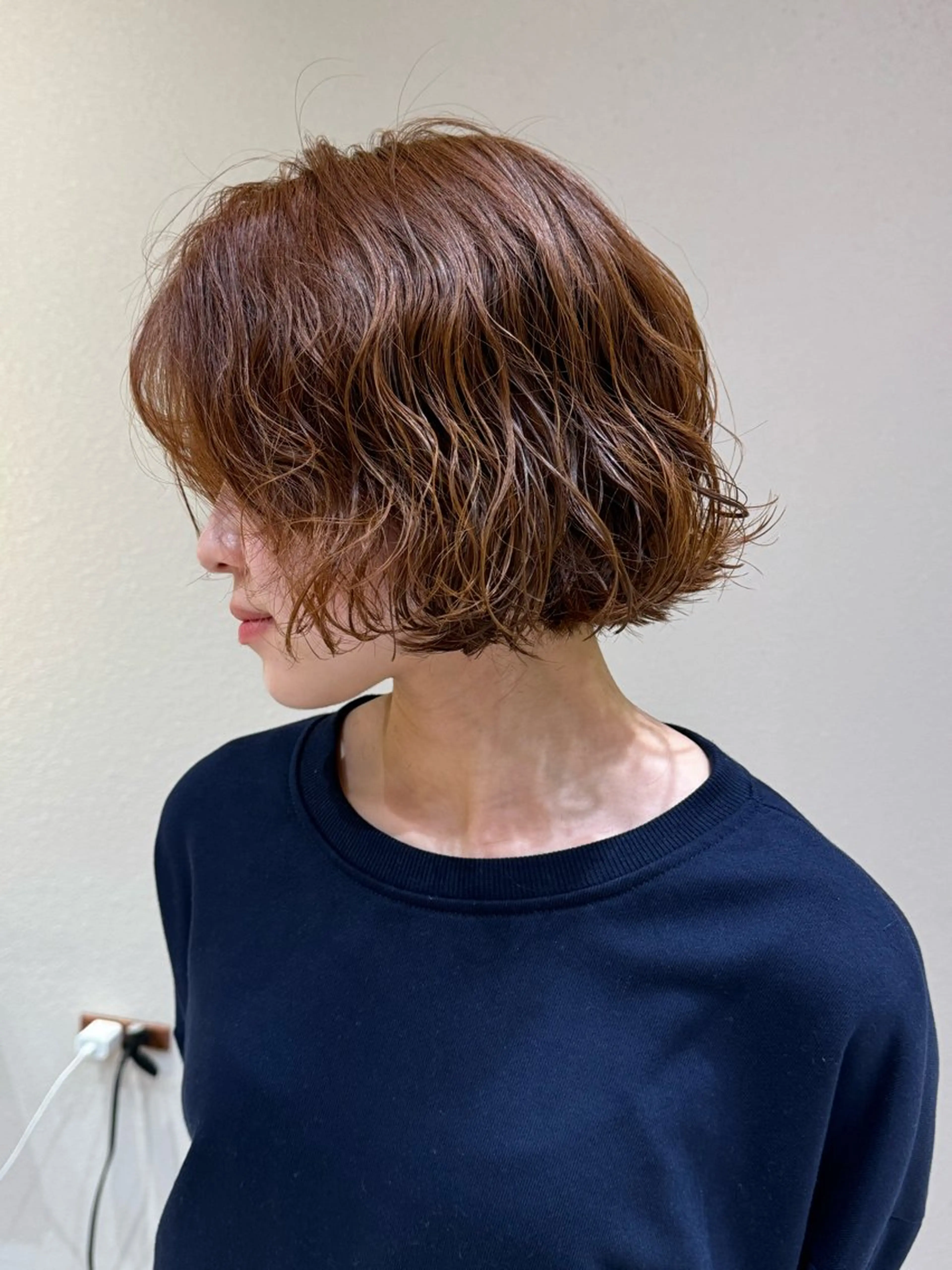 ショート カット ヘアカラー パーマ 🩵縮毛矯正・ボブ 岩原朋也🩵のヘアスタイル