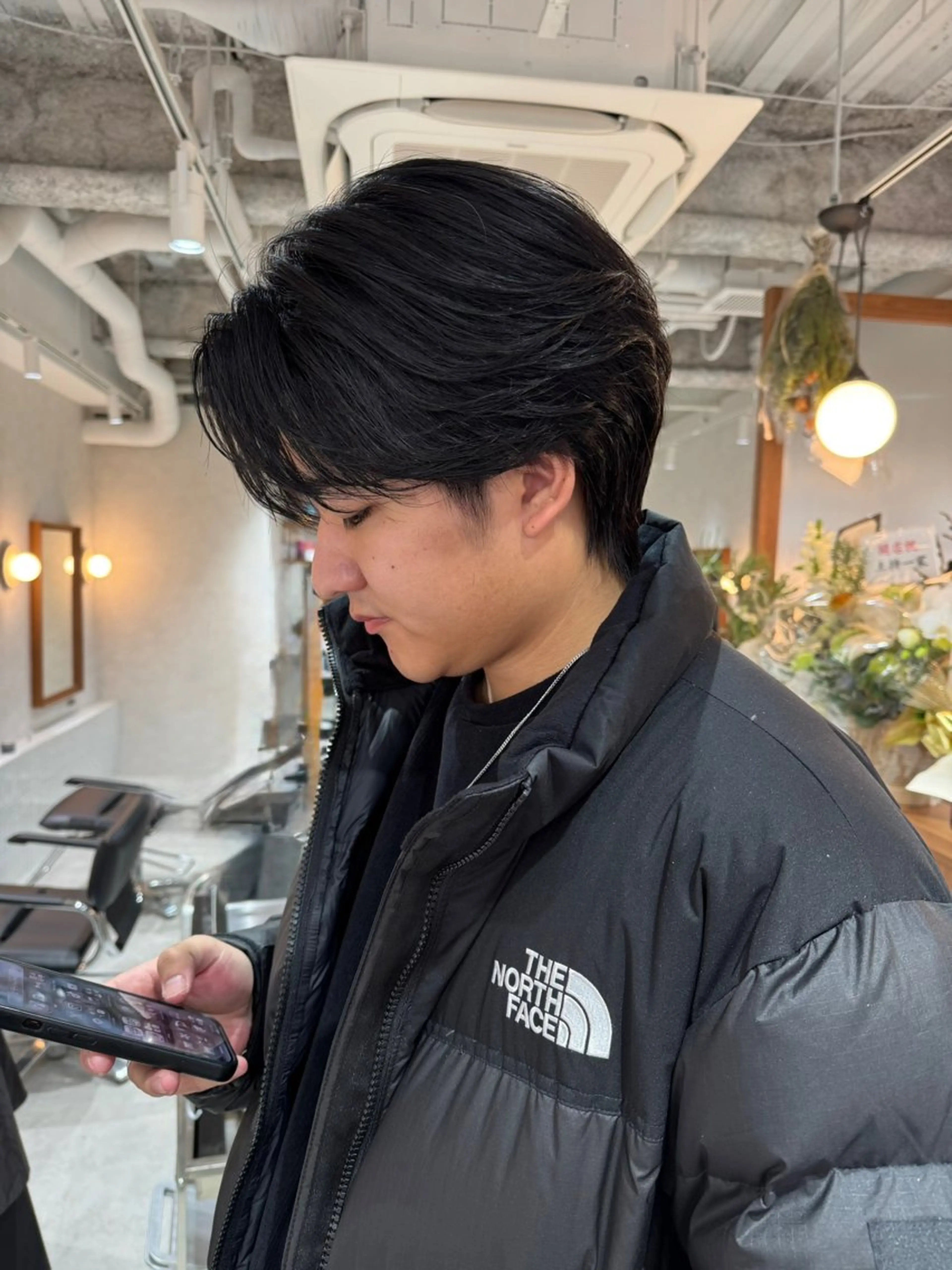 💙メンズカット😎センターパート💙の写真