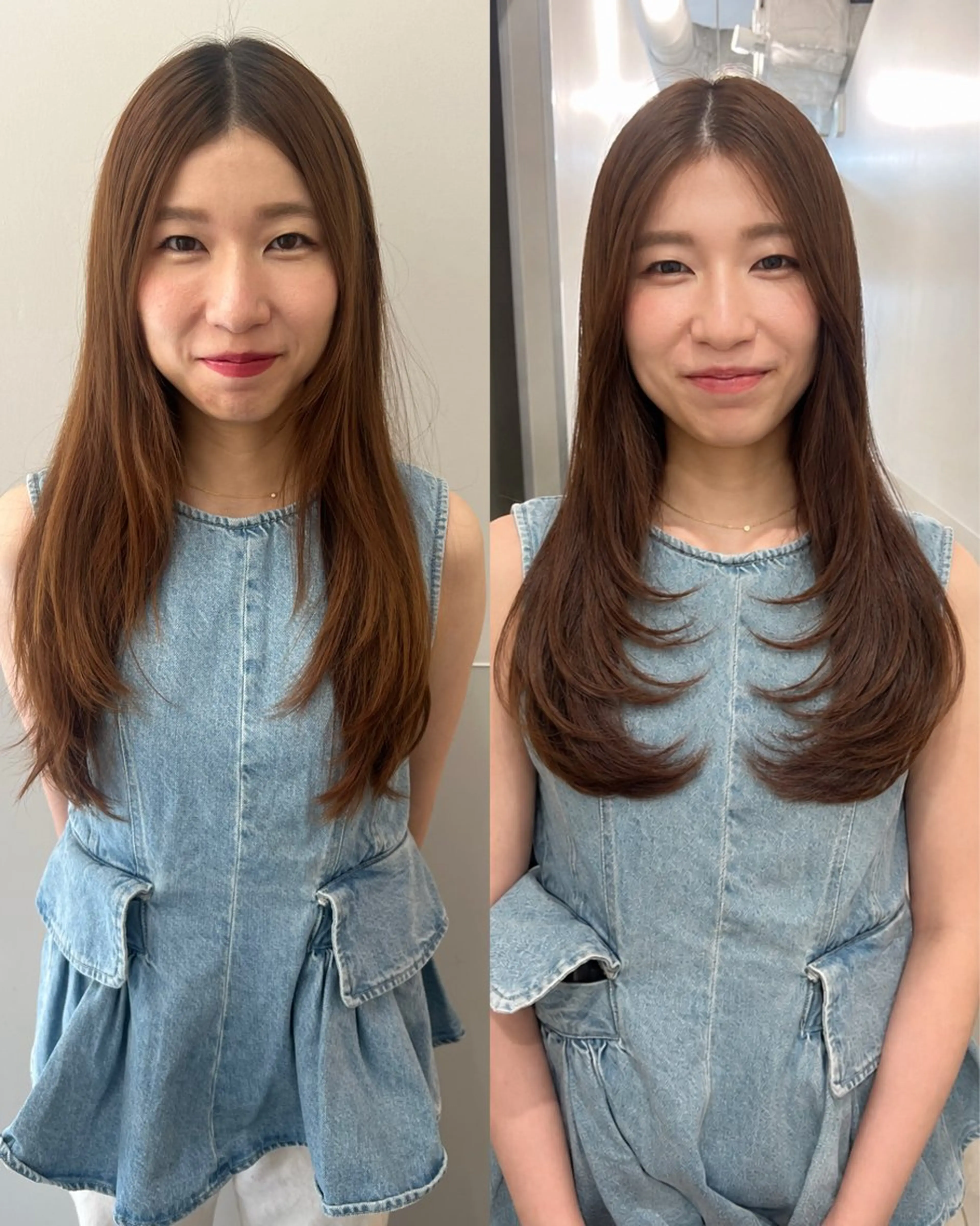 ミディアム レイヤーカット 峠 祐樹のヘアスタイル