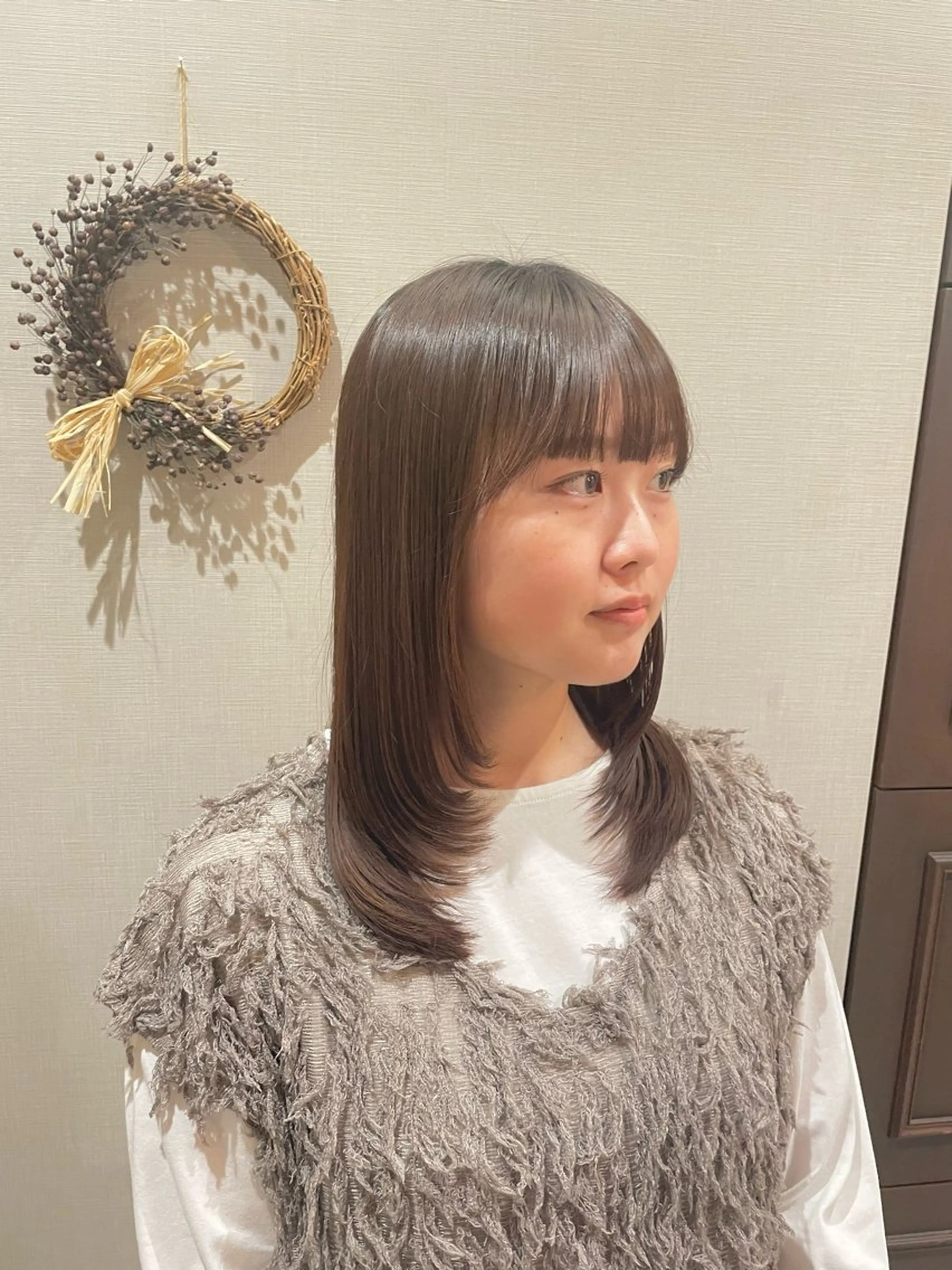 ロング レイヤーカット 松永 佑弥のヘアスタイル