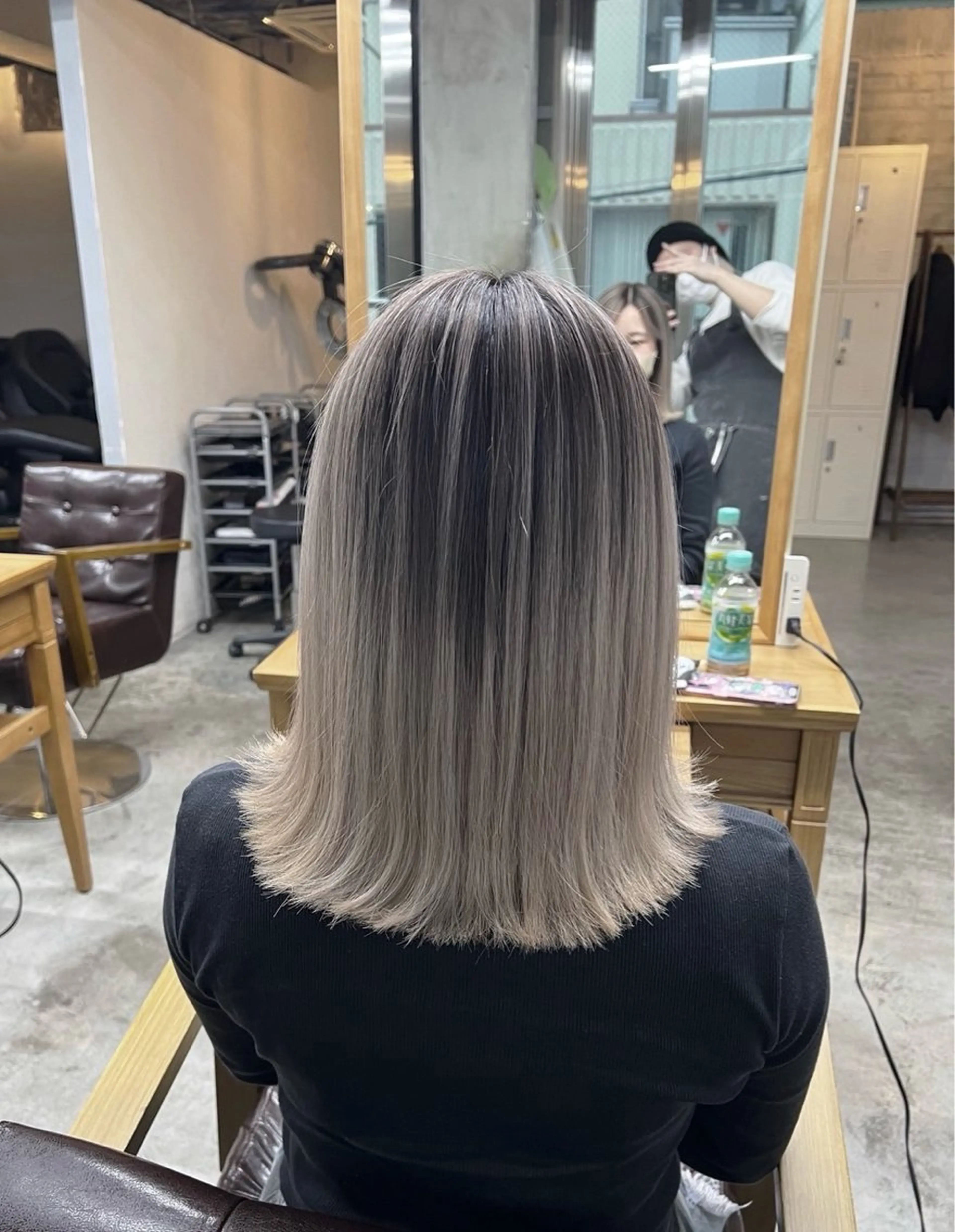 ショート カラー バレイヤージュ グレージュ レイヤーカット ヘアカラー トリートメント 指名数No.1 /NAOYAのヘアスタイル