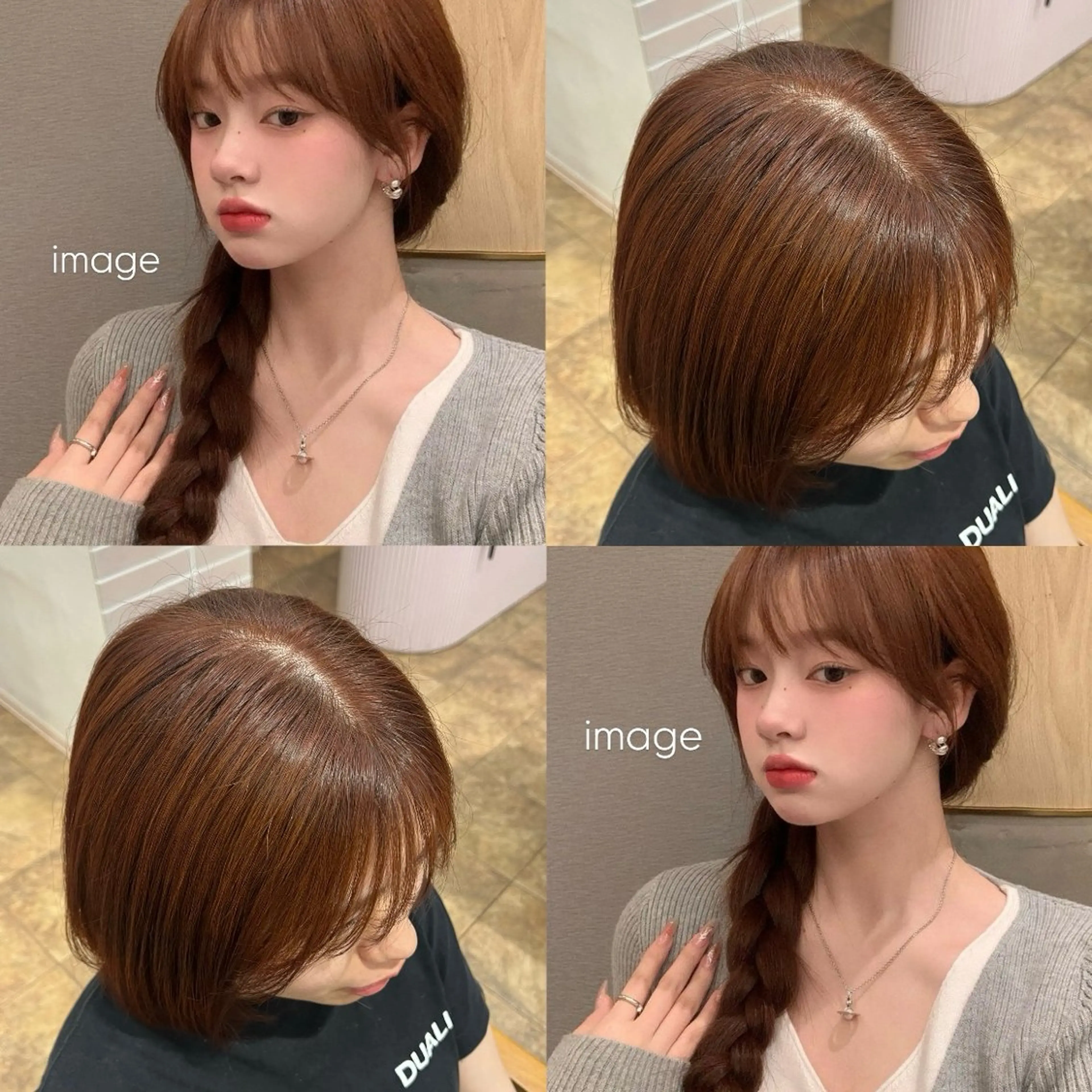 カラー ブラウンカラー オレンジ オレンジブラウン カラーモデル募集中 🫧HONOKAのヘアスタイル