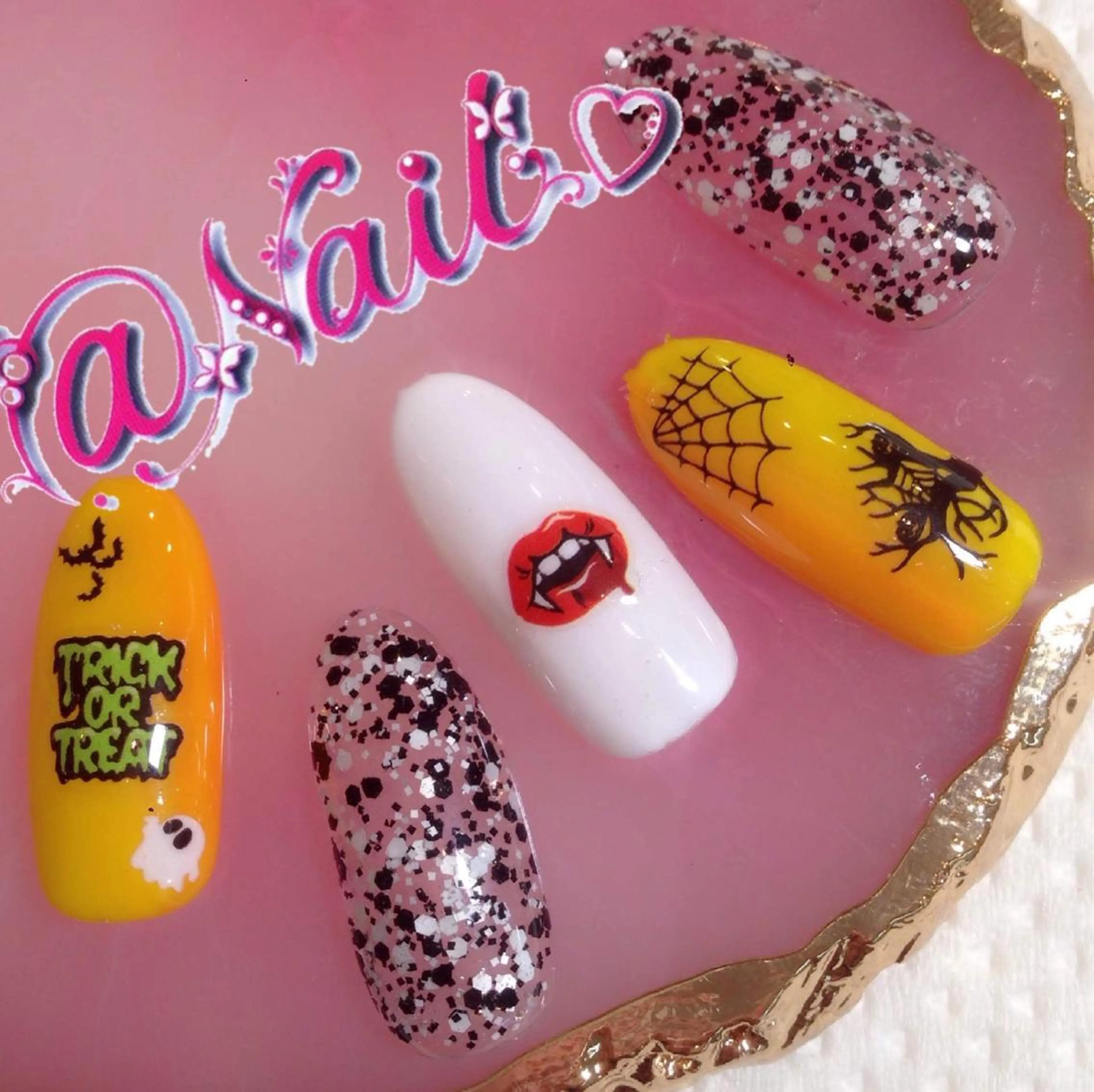 ネイル ネイルチップ 小尾 栞のネイルデザイン