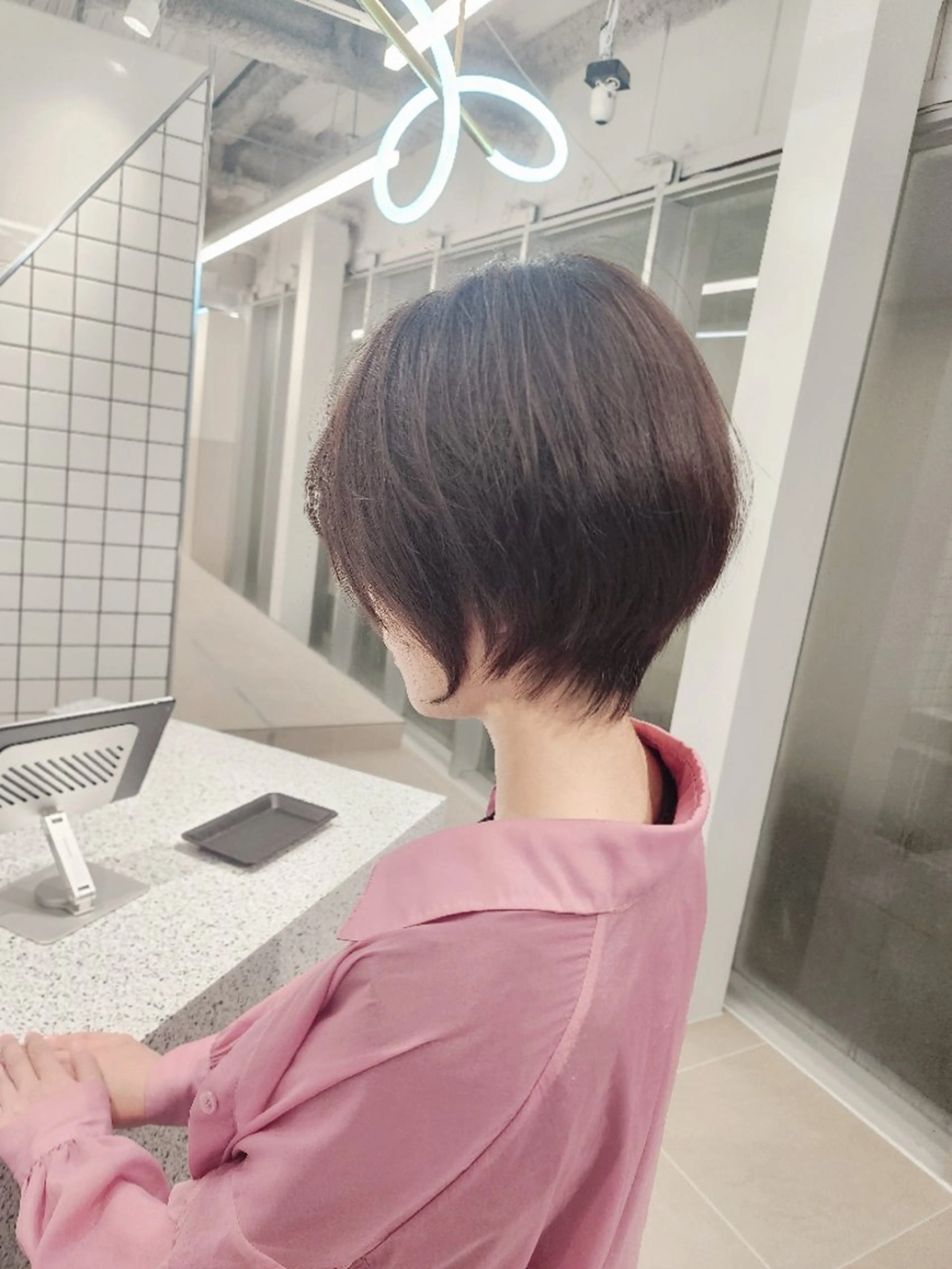 ショート ナガシマ ケイスケのヘアスタイル