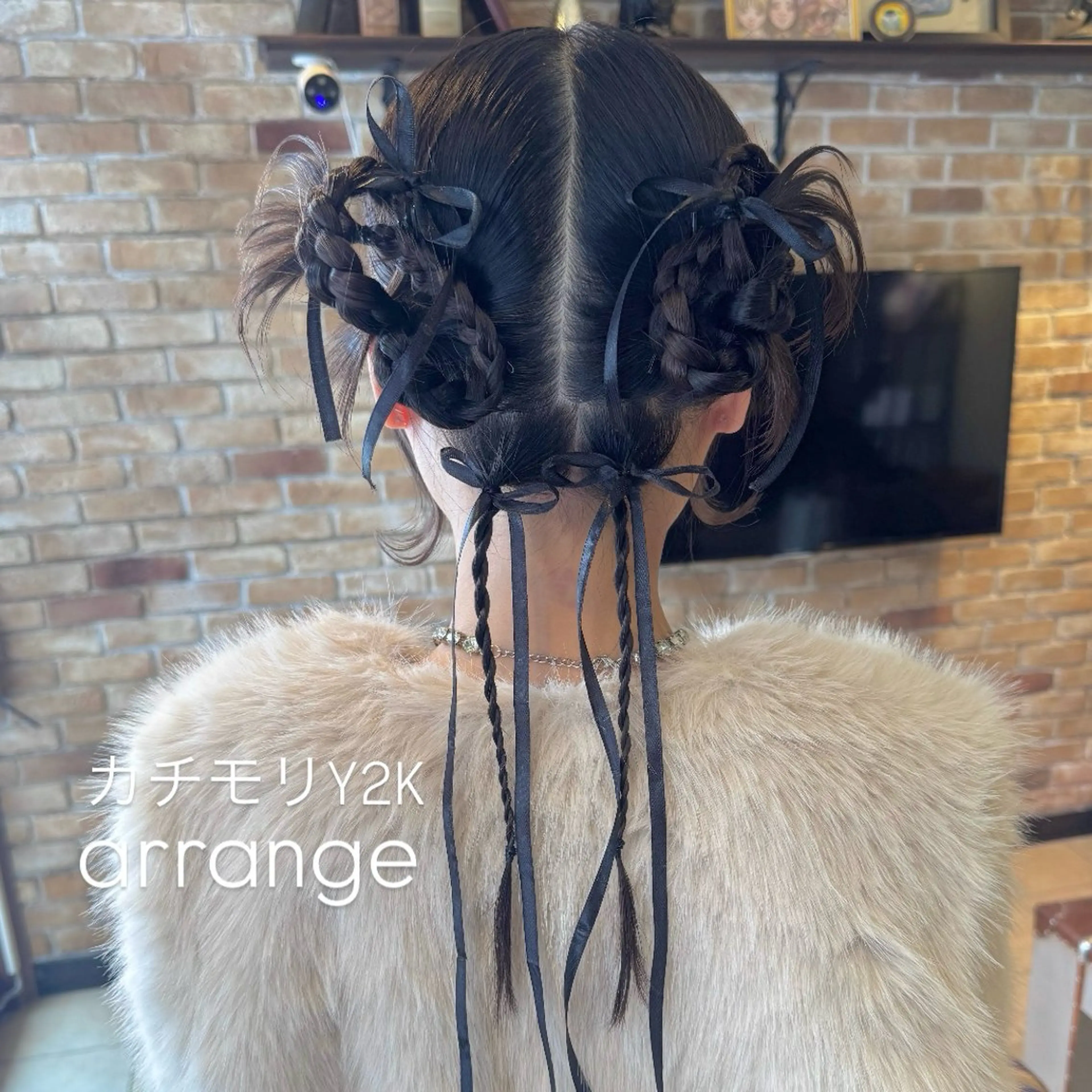 セミロング ヘアアレンジ ヘアセット Lyhair🦊🎀 AKIのヘアスタイル