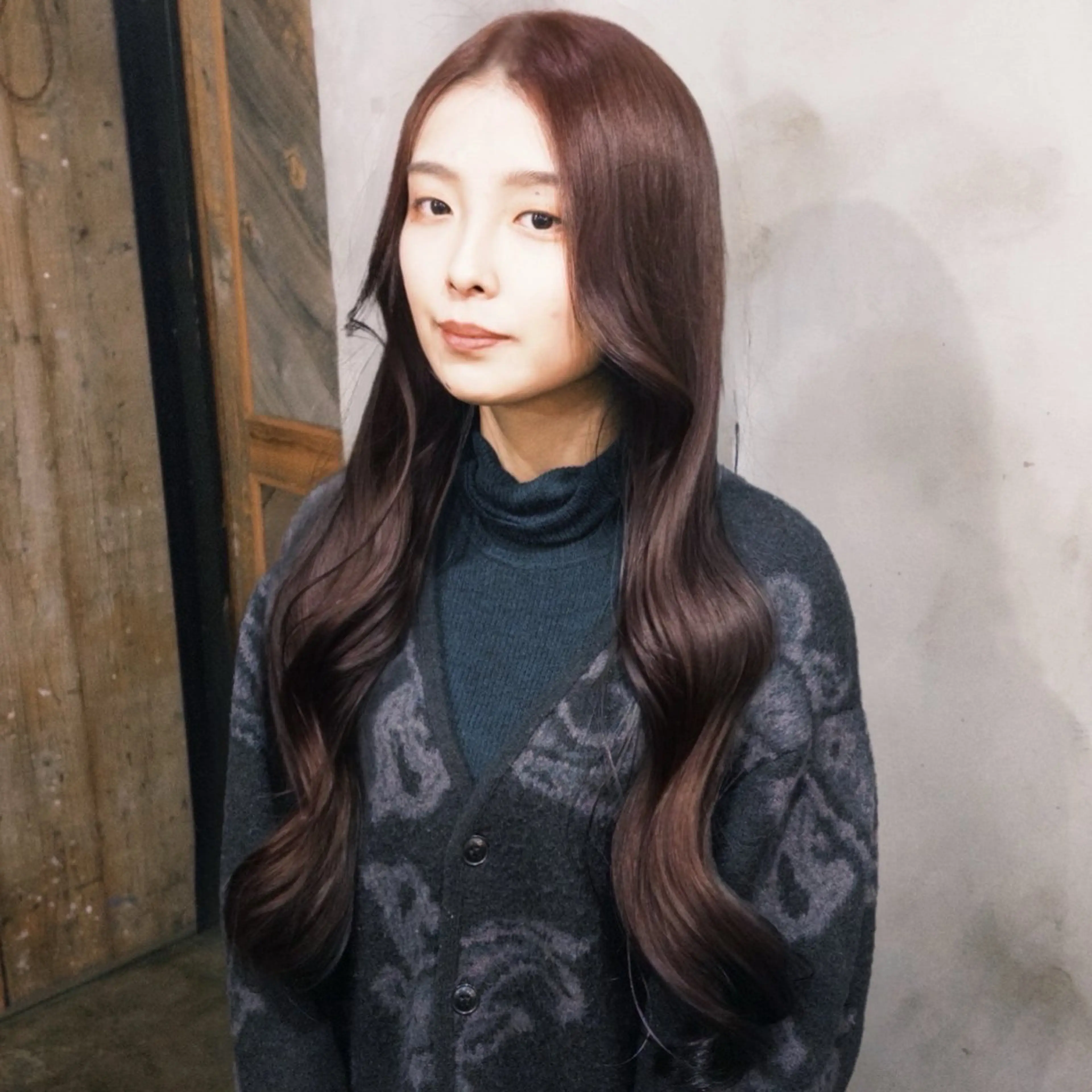 ロング カラー オレンジ レッドカラー ロング ヘアカラー Hina🧵/恵比寿 中目黒/透明感カラーのヘアスタイル