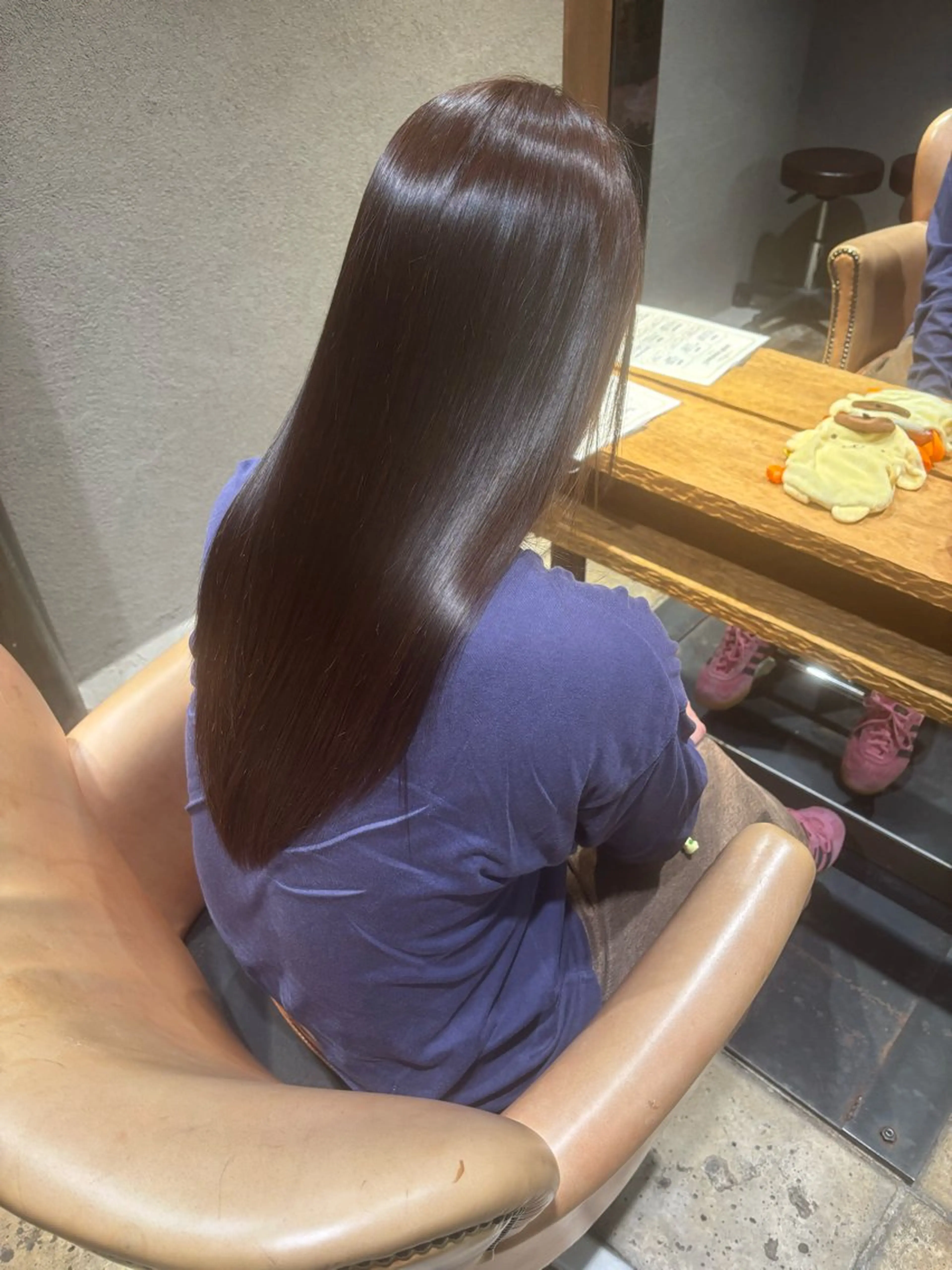 ロング カラー トリートメント とがみ ともきのヘアスタイル