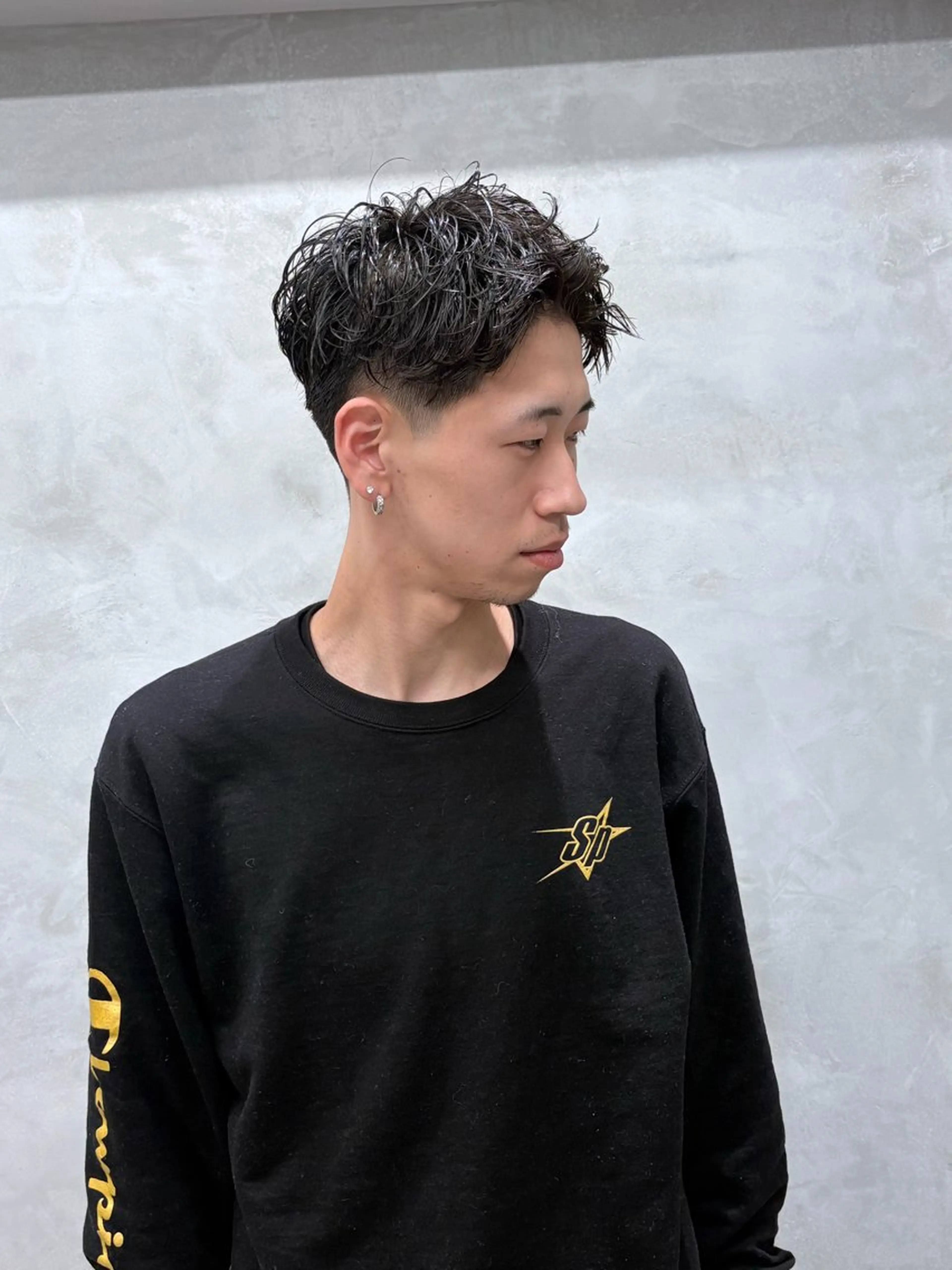 ショート メンズ メンズパーマ sarmman スズキのヘアスタイル