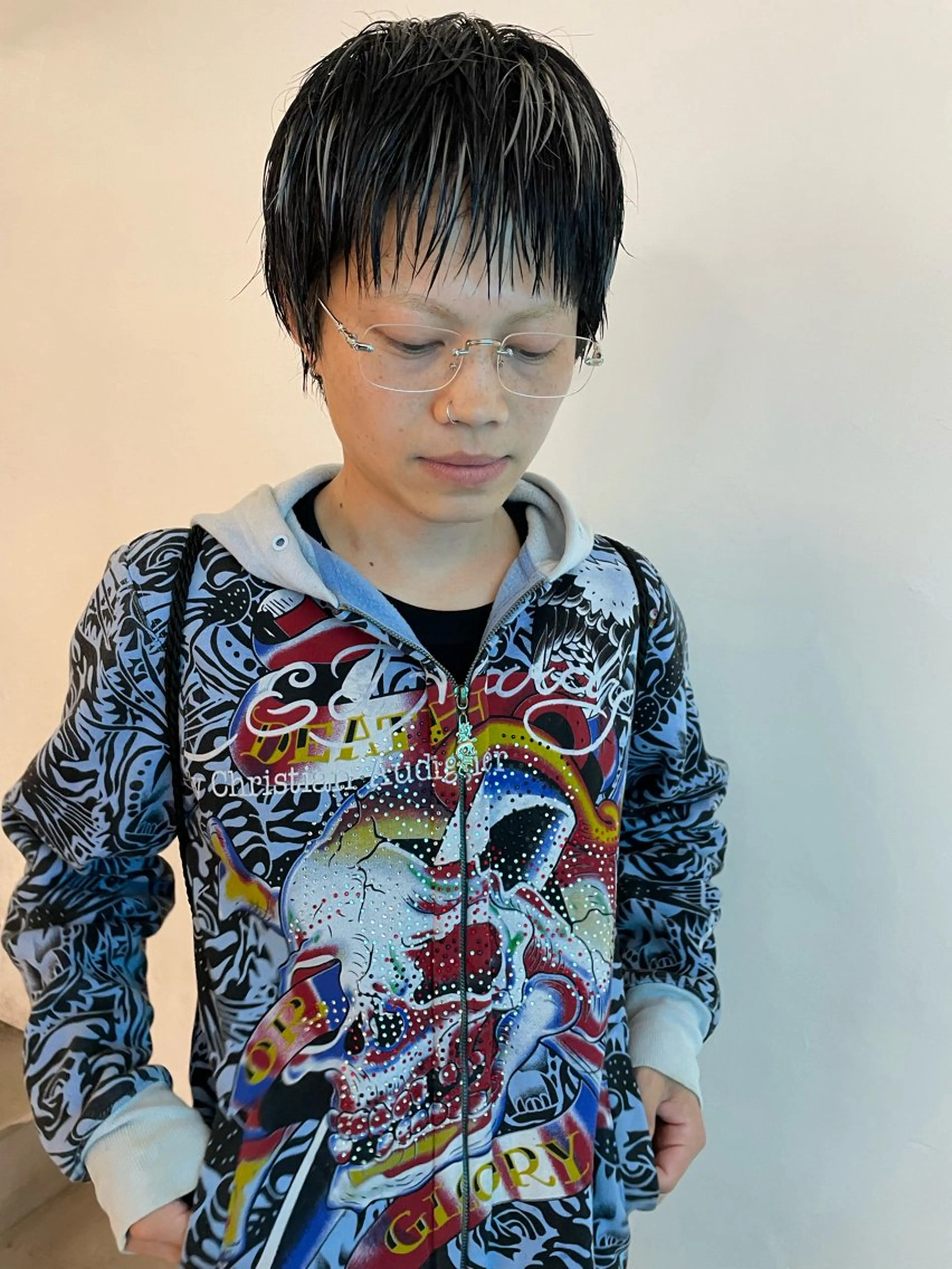 カラー デザインカラー カット hair&nail ☯️アイリ☯️のネイルデザイン