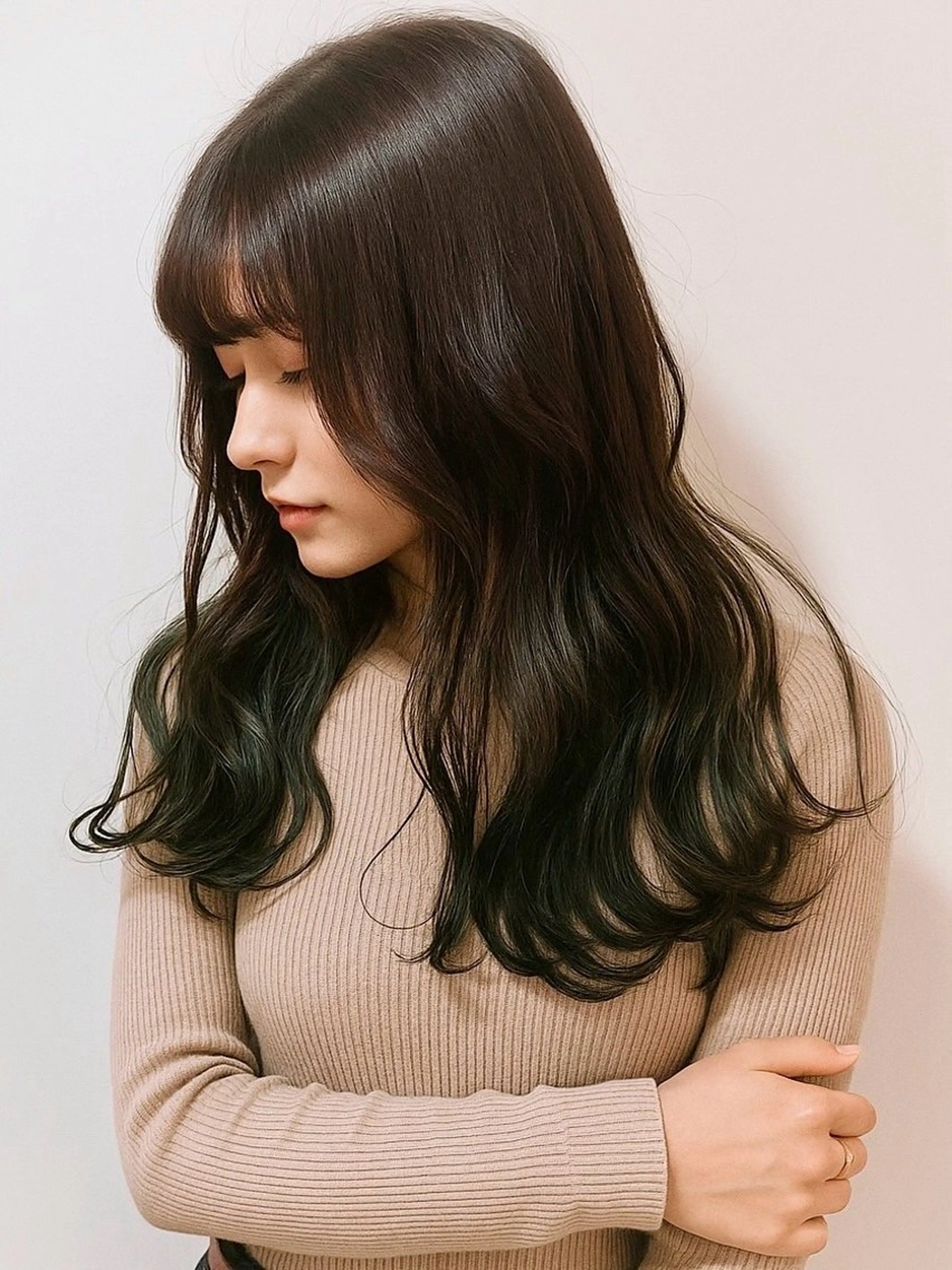 【カットとカラーしたい人オススメ】似合わせカット×天使の艶カラー×色持ちよくするよくする浸透剤付きの写真