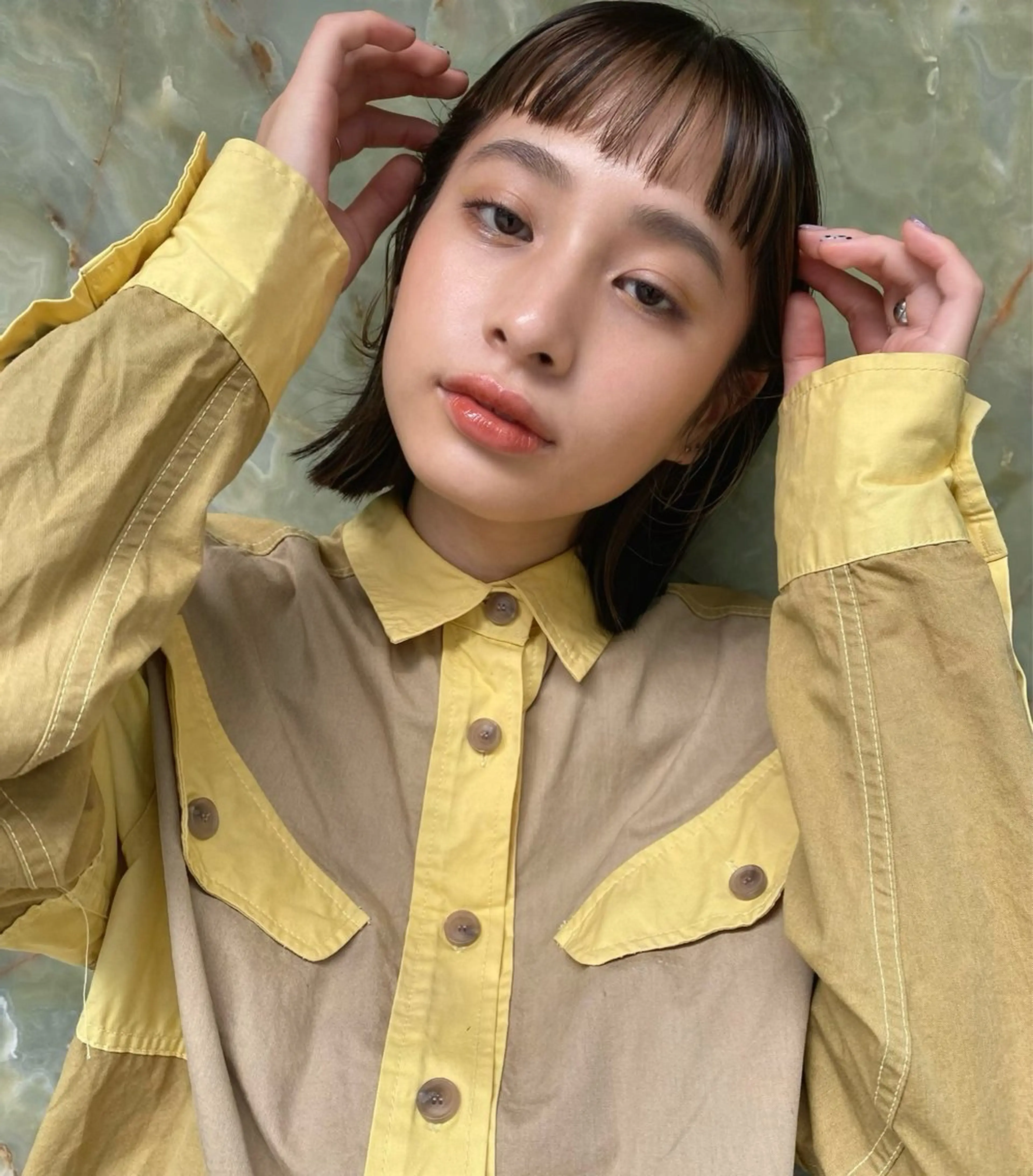 ショート カラー カット ヘアカラー トリートメント ボブ／レイヤー／艶 🦕risa  森下のヘアスタイル