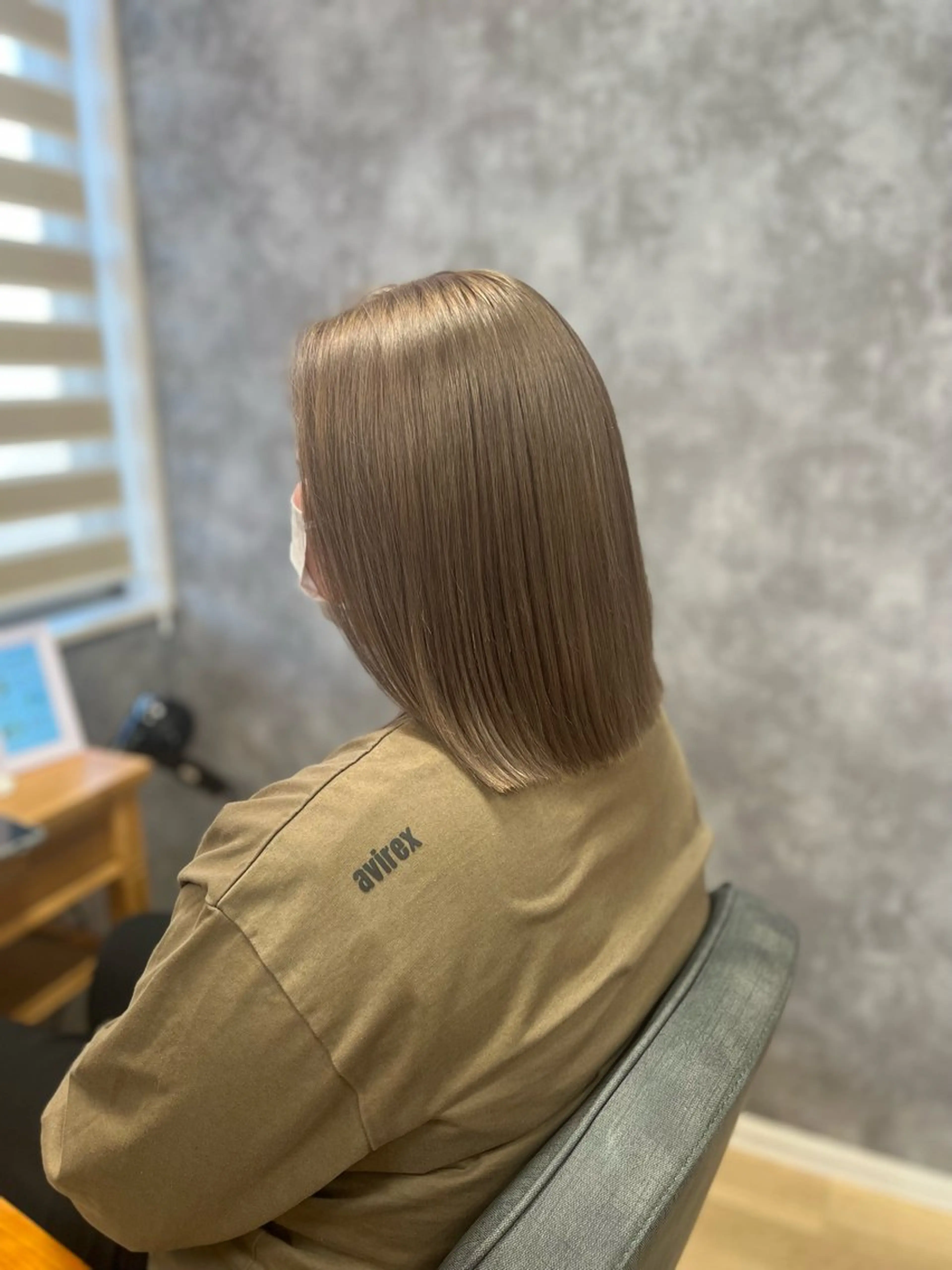 ミディアム カット ヘアカラー 竹原 徹のヘアスタイル