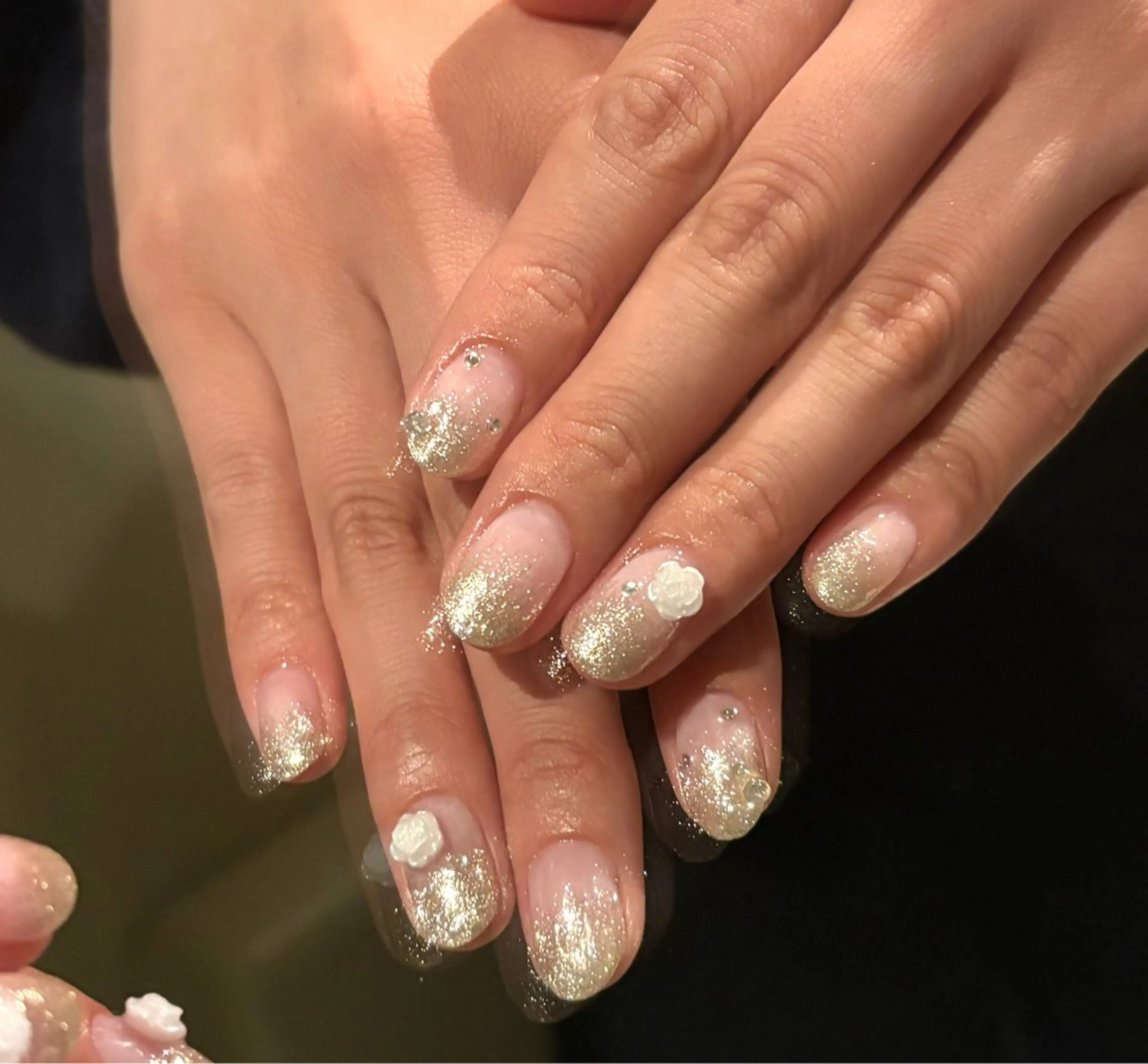 【ご新規様限定】ラメグラ✨指先キレイ見え◎オフ込み¥3,800の写真