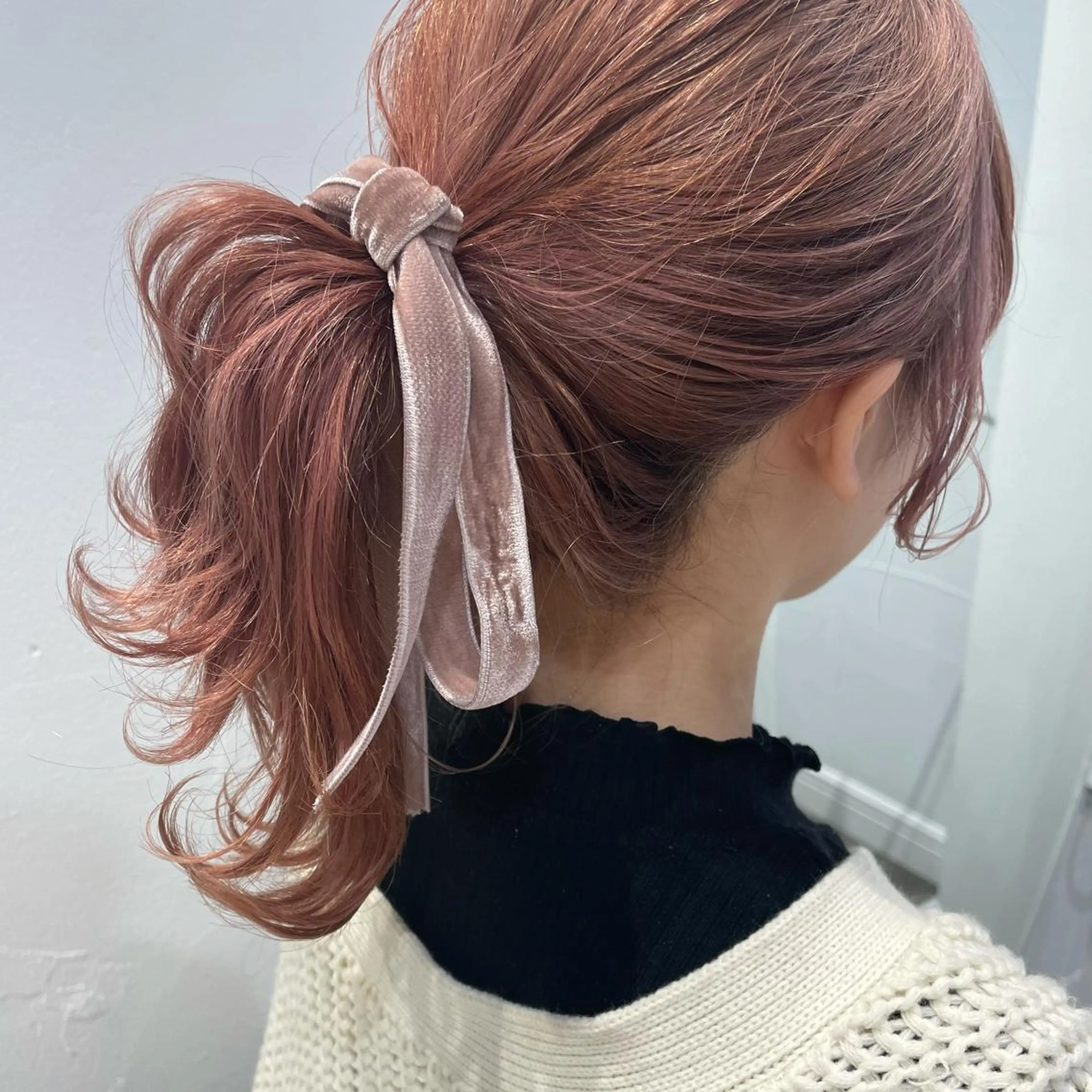 ミディアム カラー ダブルカラー ピンクカラー SHEARA BY CARE所属・. AYUKAのヘアスタイル