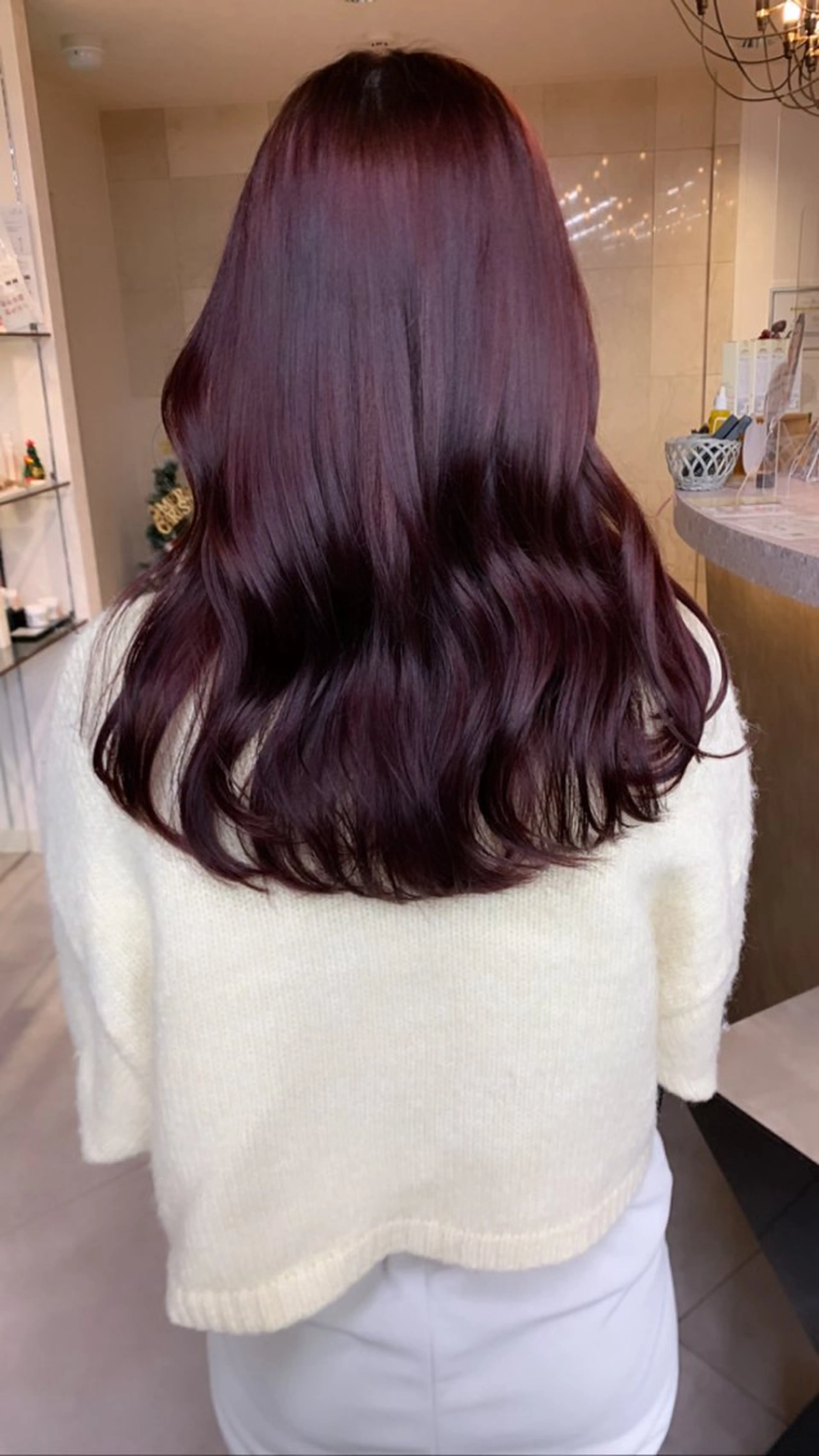 ロング カラー りん 🎀韓国スタイルのヘアスタイル