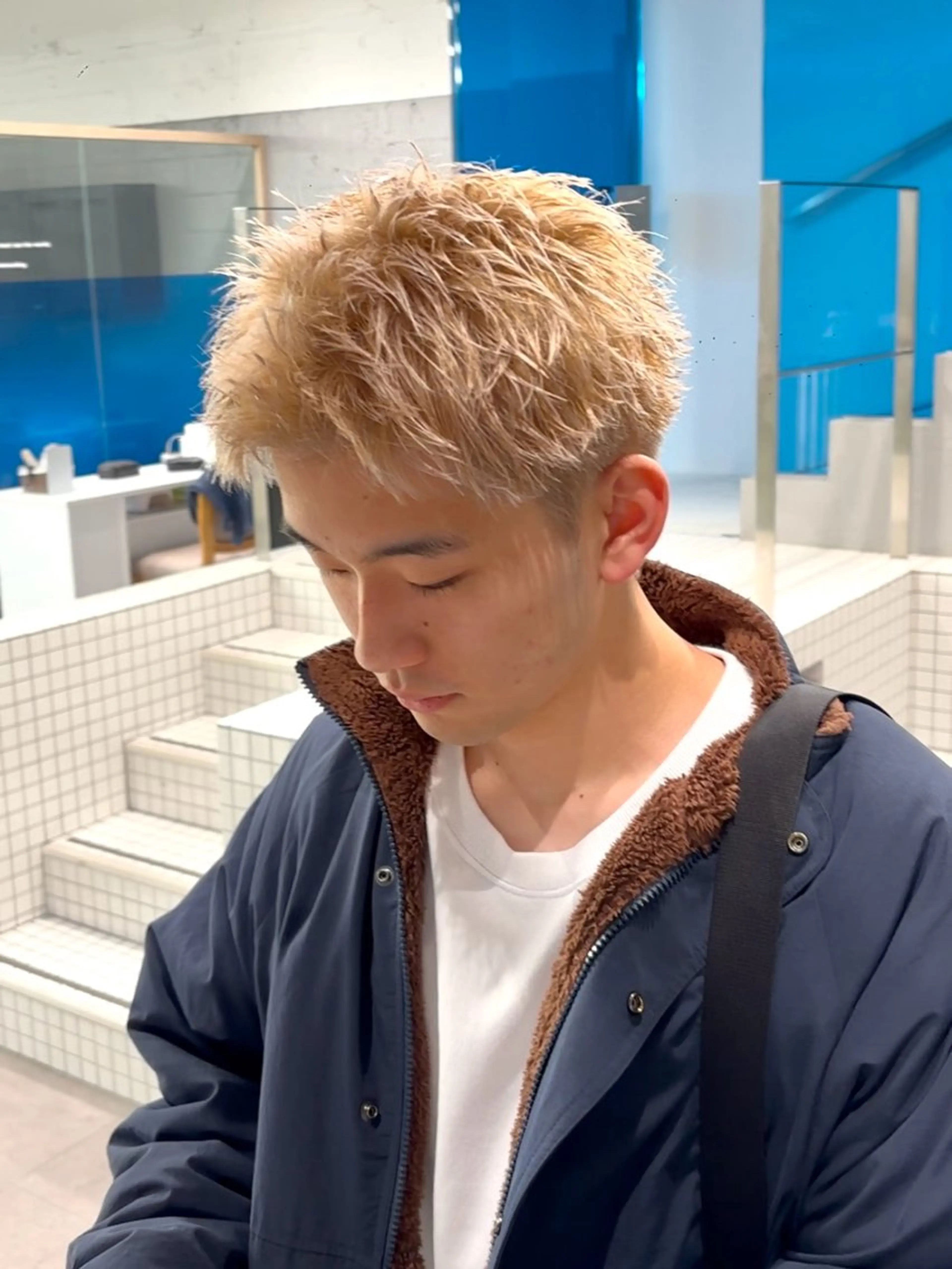 ショート カラー ✂️メンズ王💈 SHUJI✂️のヘアスタイル