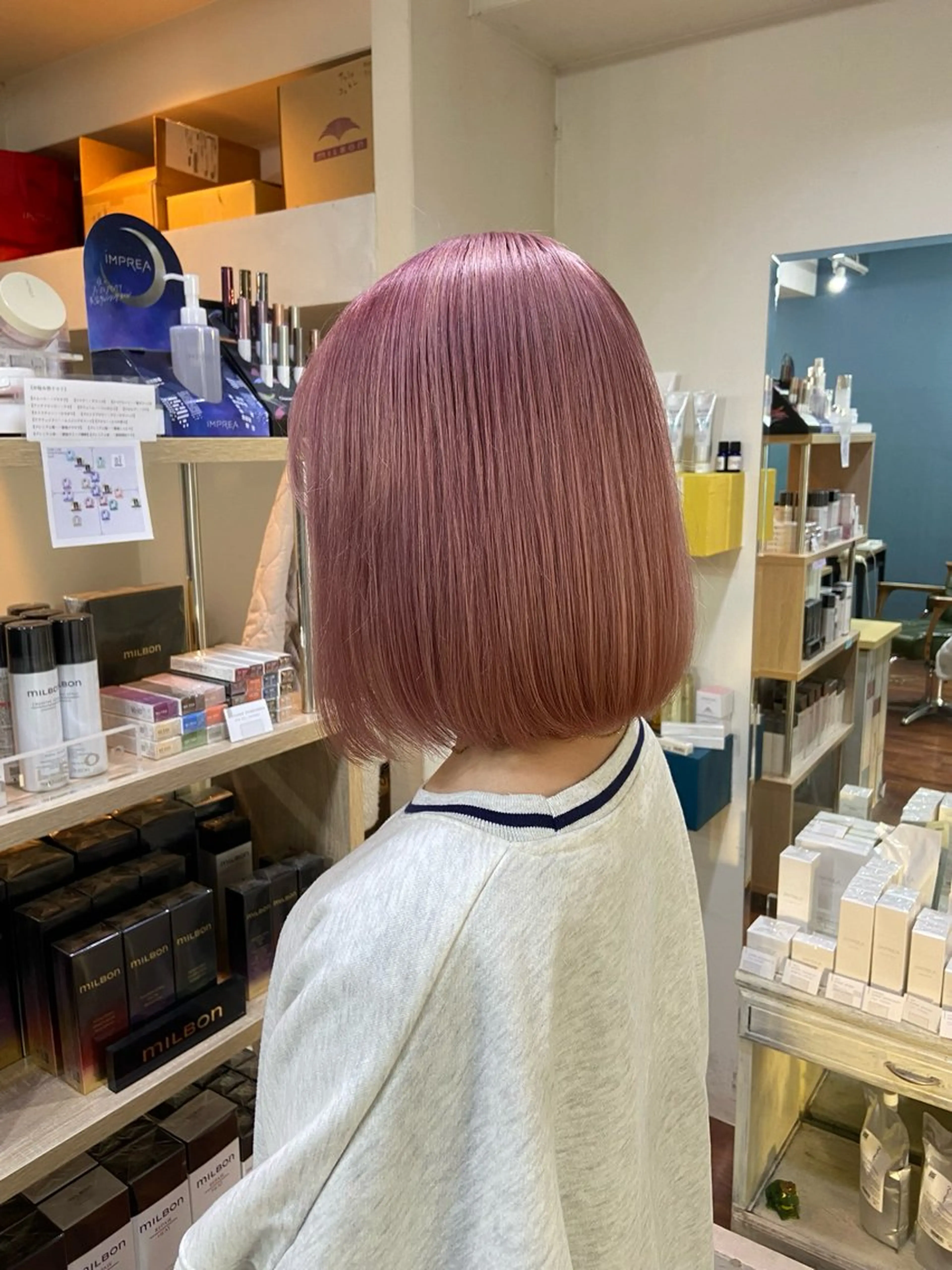 ショート 髪質改善/透明感 カラー/西川奈穂のヘアスタイル