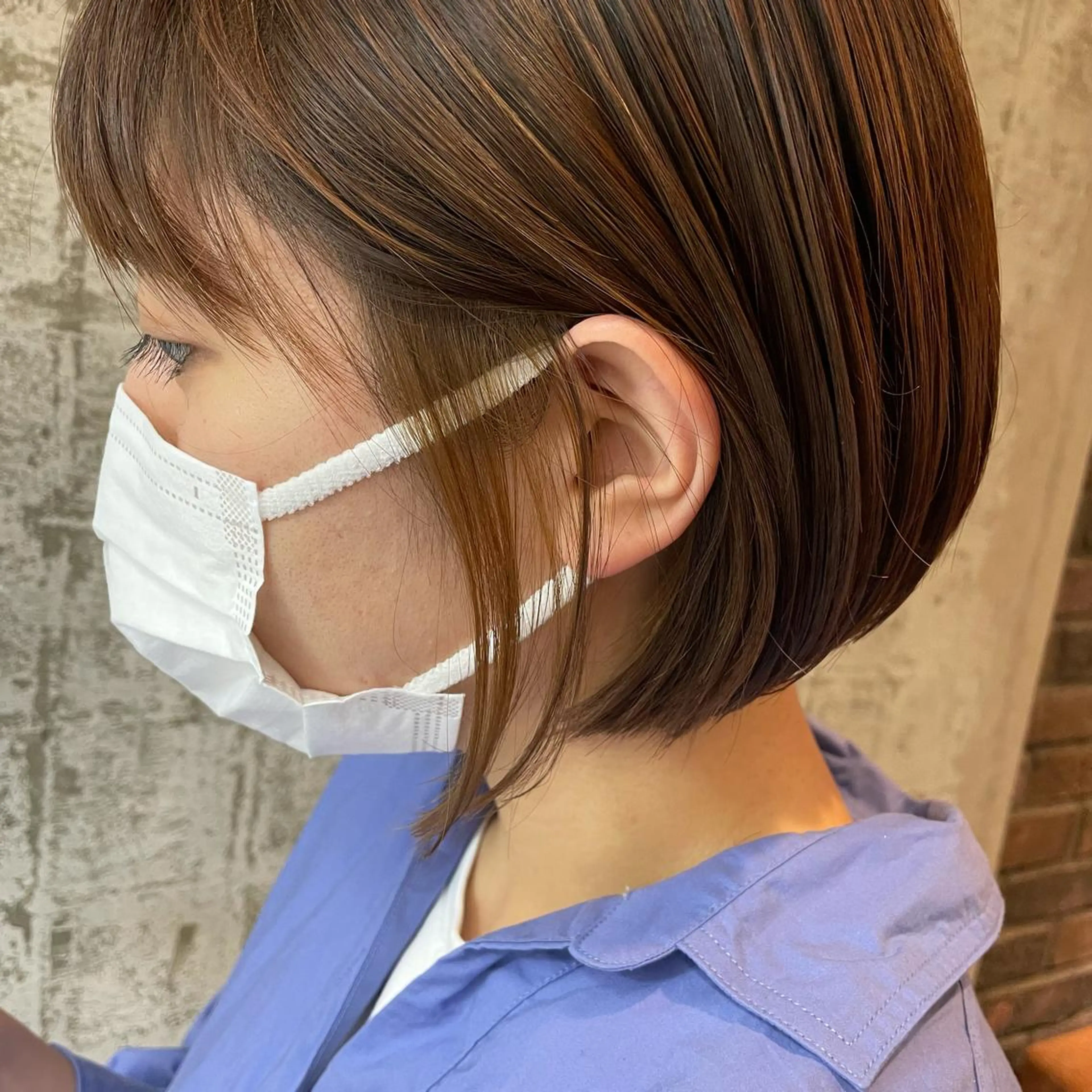 ショート ボブ ZAZA ASAMIのヘアスタイル