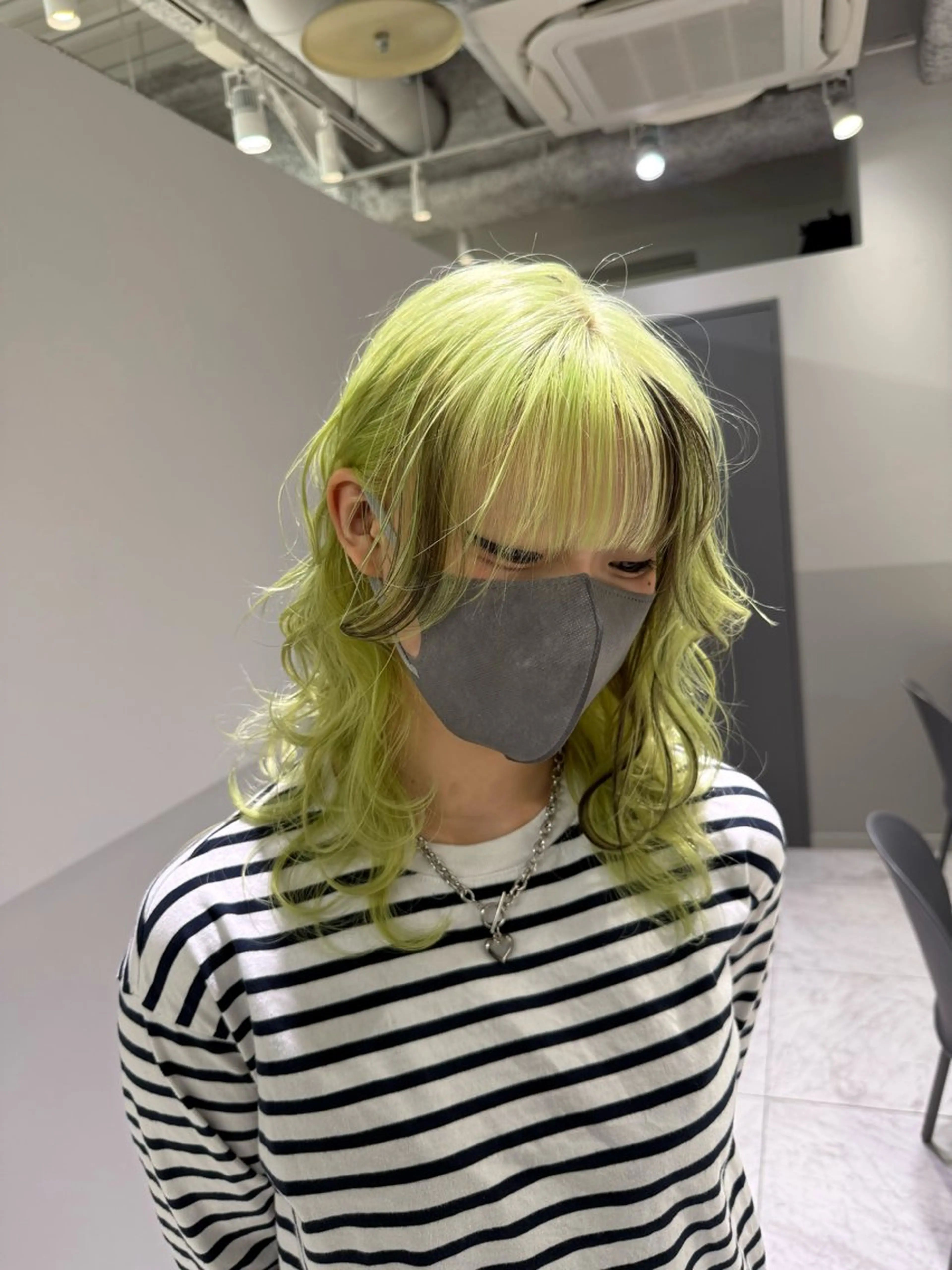 ミディアム カラー ヘアアレンジ ヘアカラー トリートメント ハイトーン美容師 MASATOのヘアスタイル