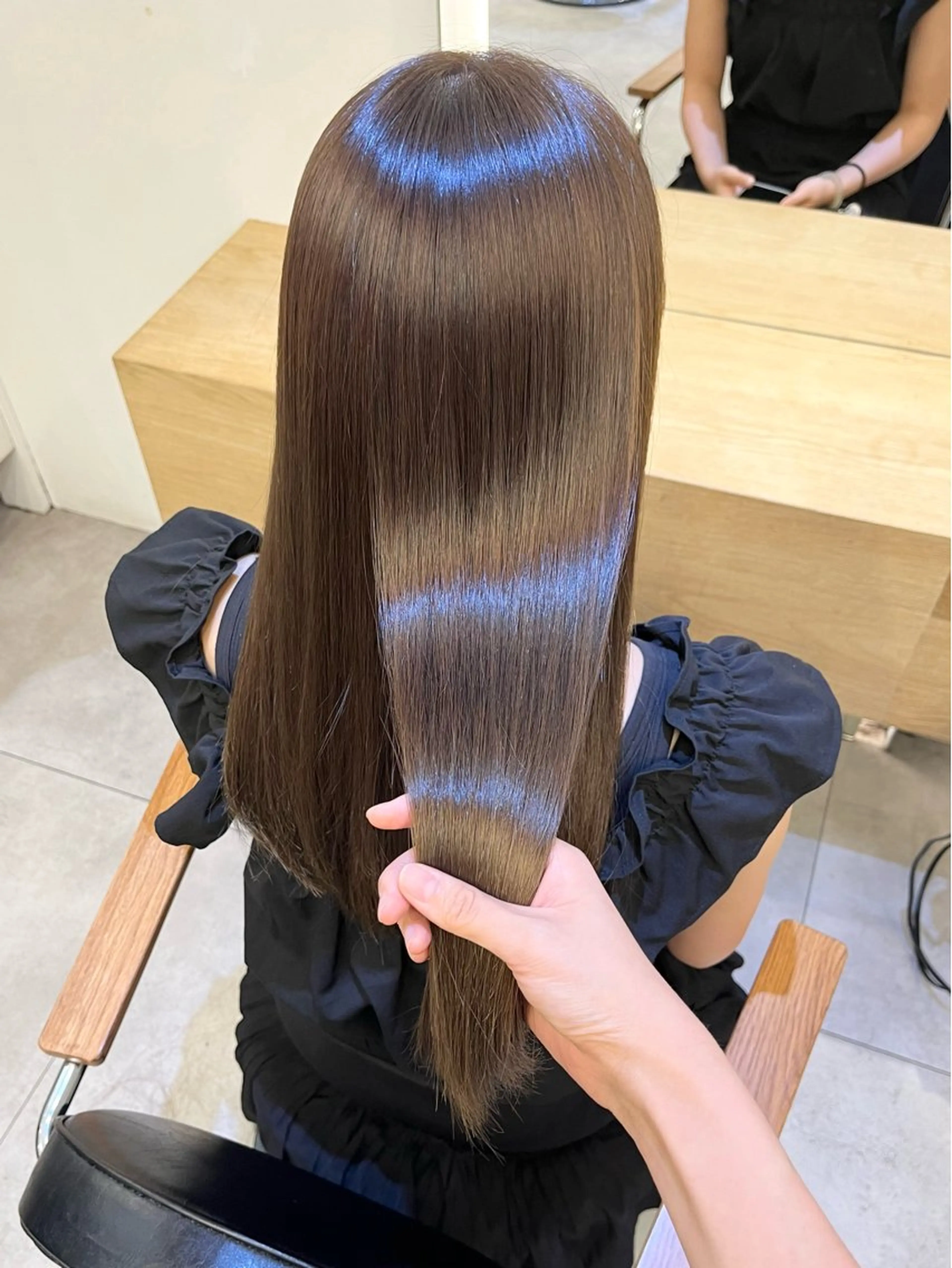 ロング カット ヘアカラー トリートメント 透明感カラー/ SHIZURIのヘアスタイル