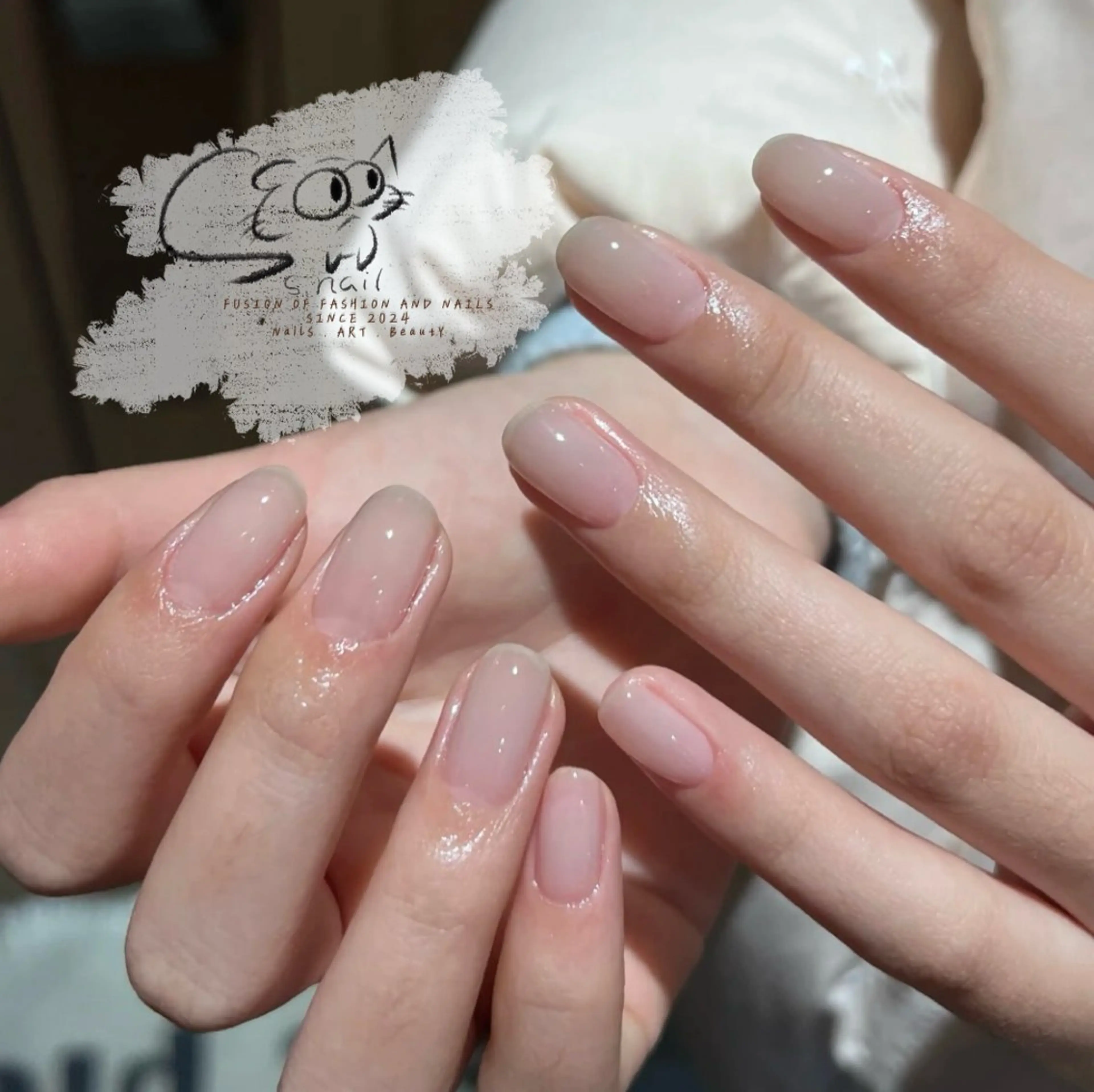 ネイル アートネイル チークネイル フレンチネイル グラデーション マグネットネイル S.nail _のネイルデザイン