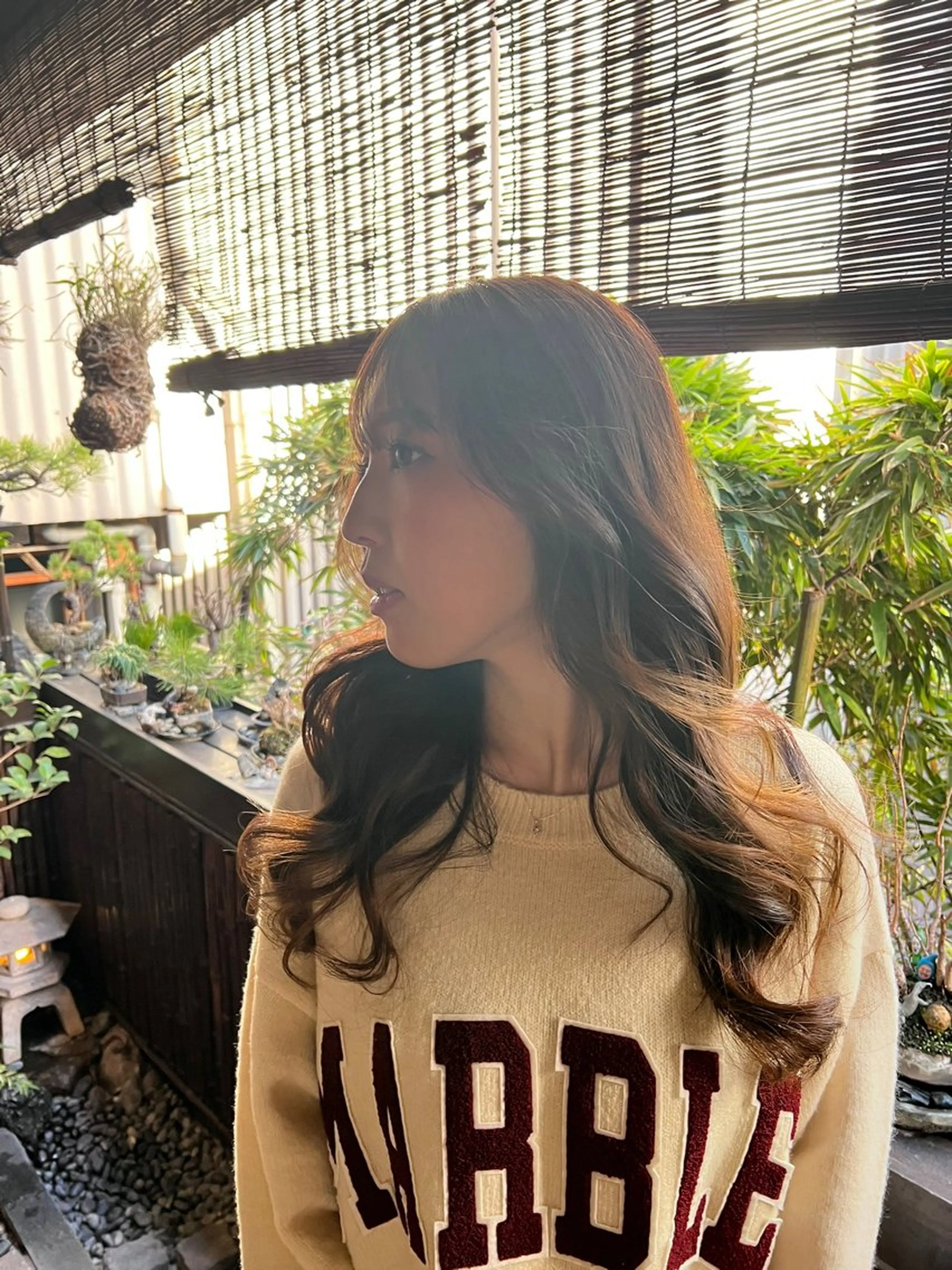 ロング ヘアカラー モデル募集💚 Miyabi💚のヘアスタイル