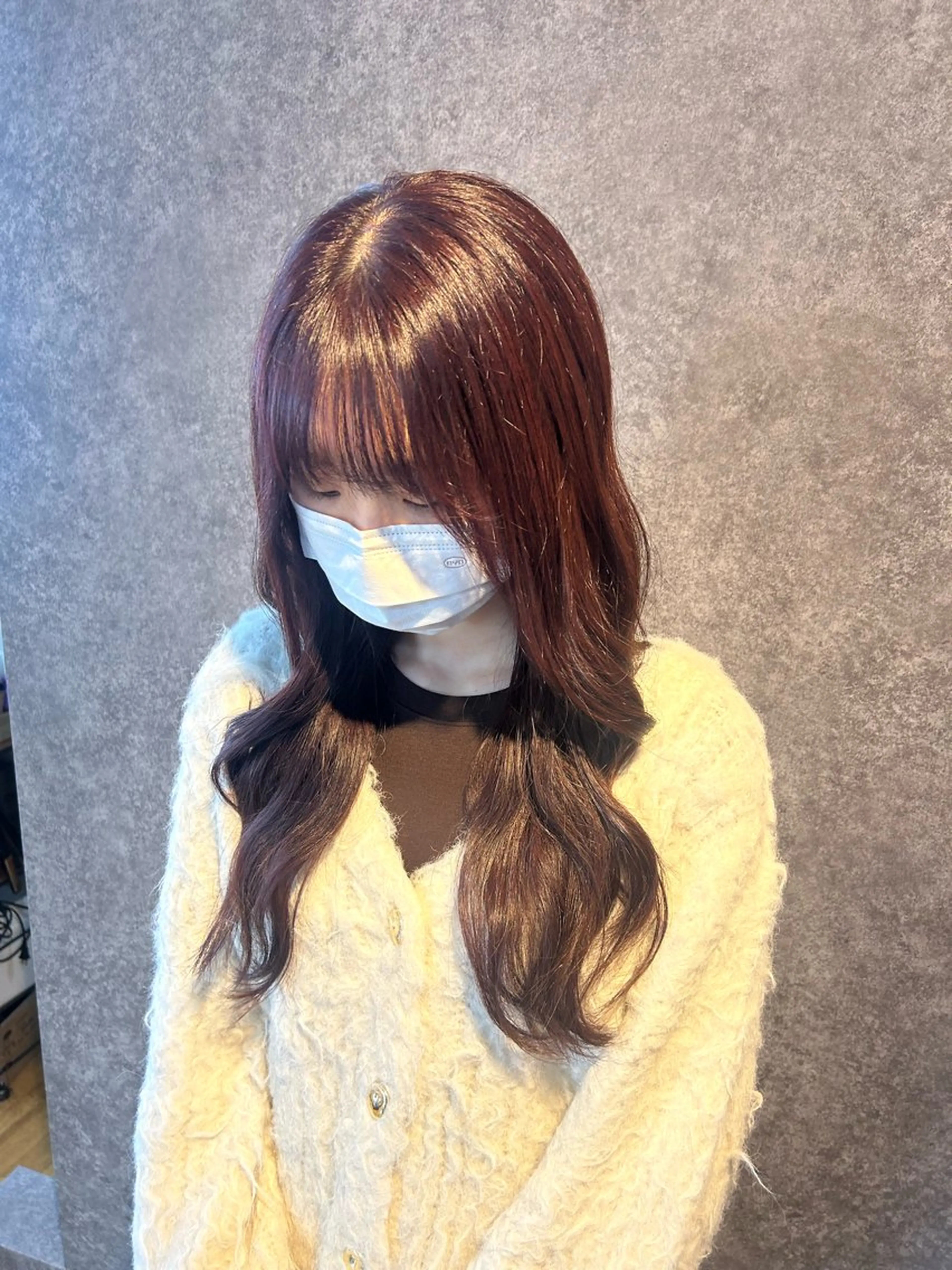 ロング カラー カット ヘアカラー トリートメント レディース特化/ 前橋/よしかわあんみのヘアスタイル