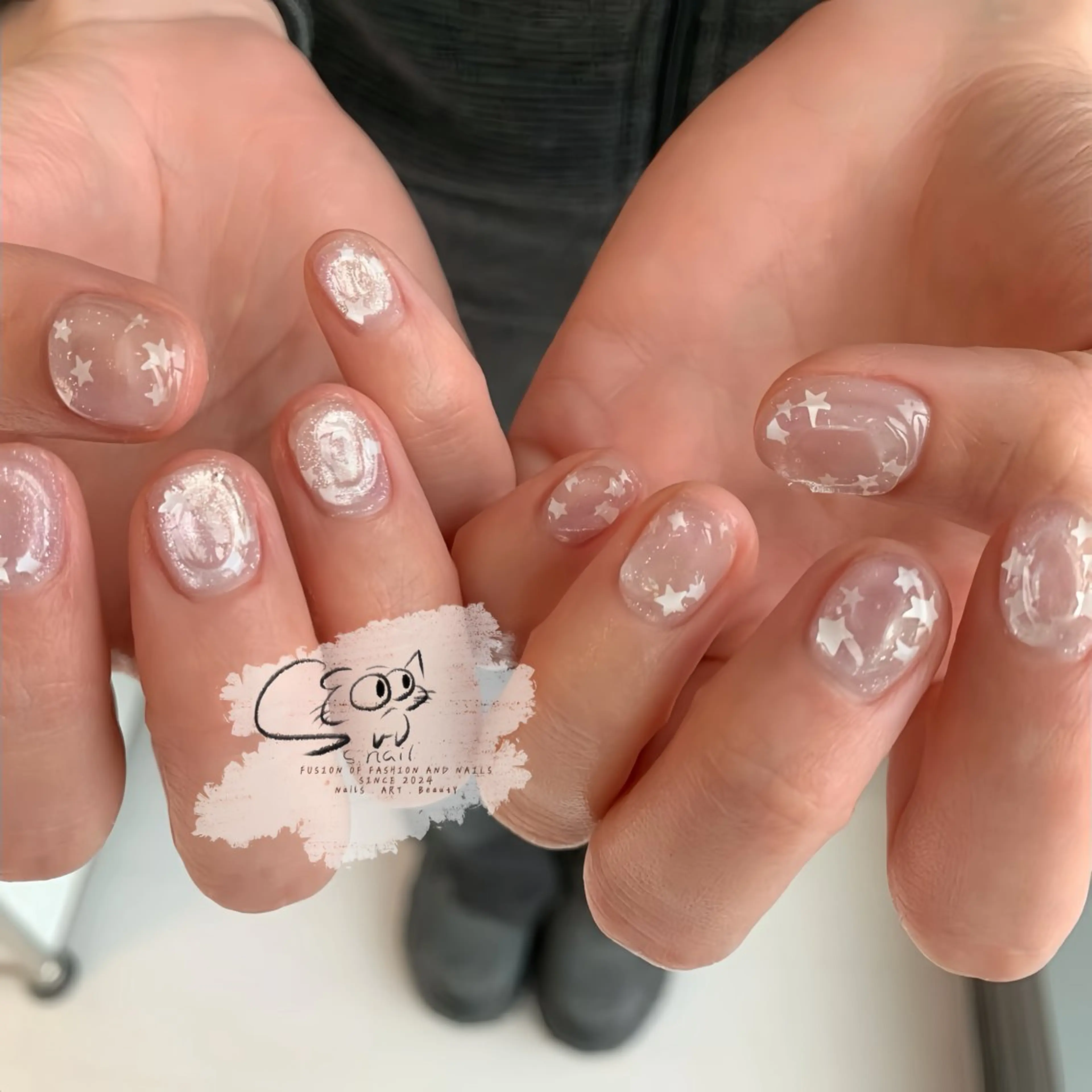 ネイル アートネイル チークネイル フレンチネイル グラデーション マグネットネイル S.nail _のネイルデザイン