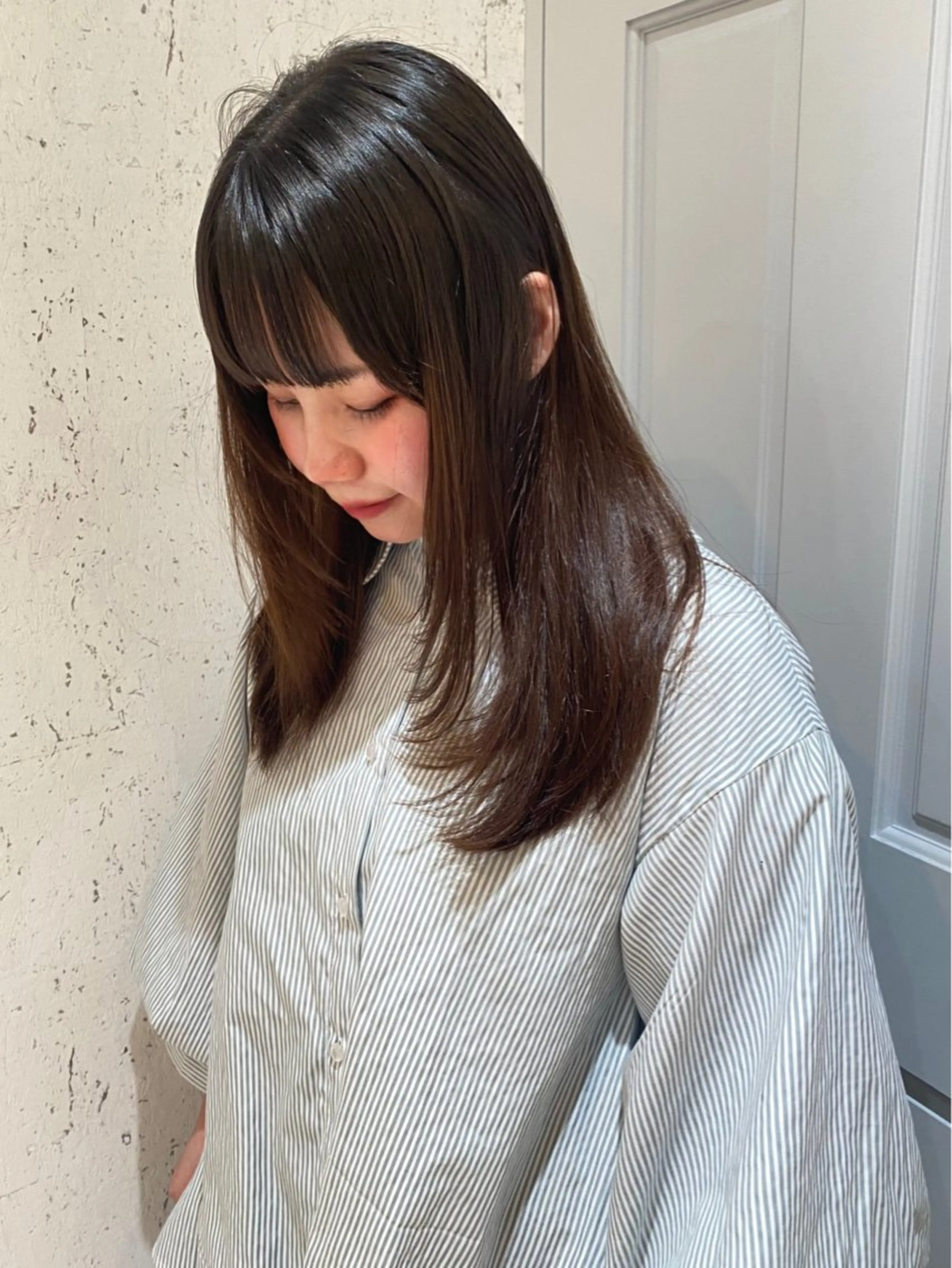 セミロング パーマ 縮毛矯正 mai / linoah˚✧のヘアスタイル