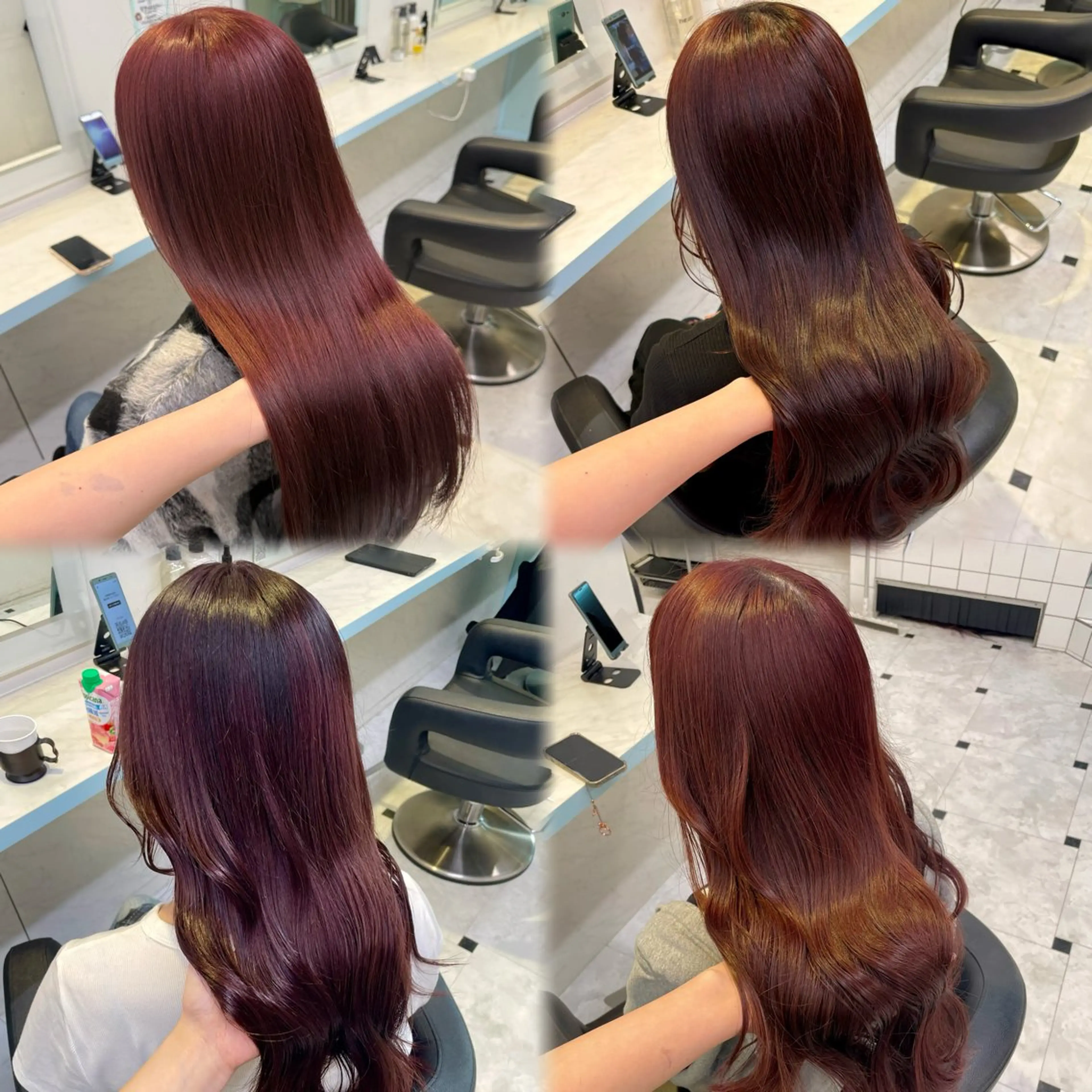 カラー ヘアカラー トリートメント ヘッドスパ ヘアセット 🇰🇷韓流暖色ヘア 🍒saaya🍒のヘアスタイル