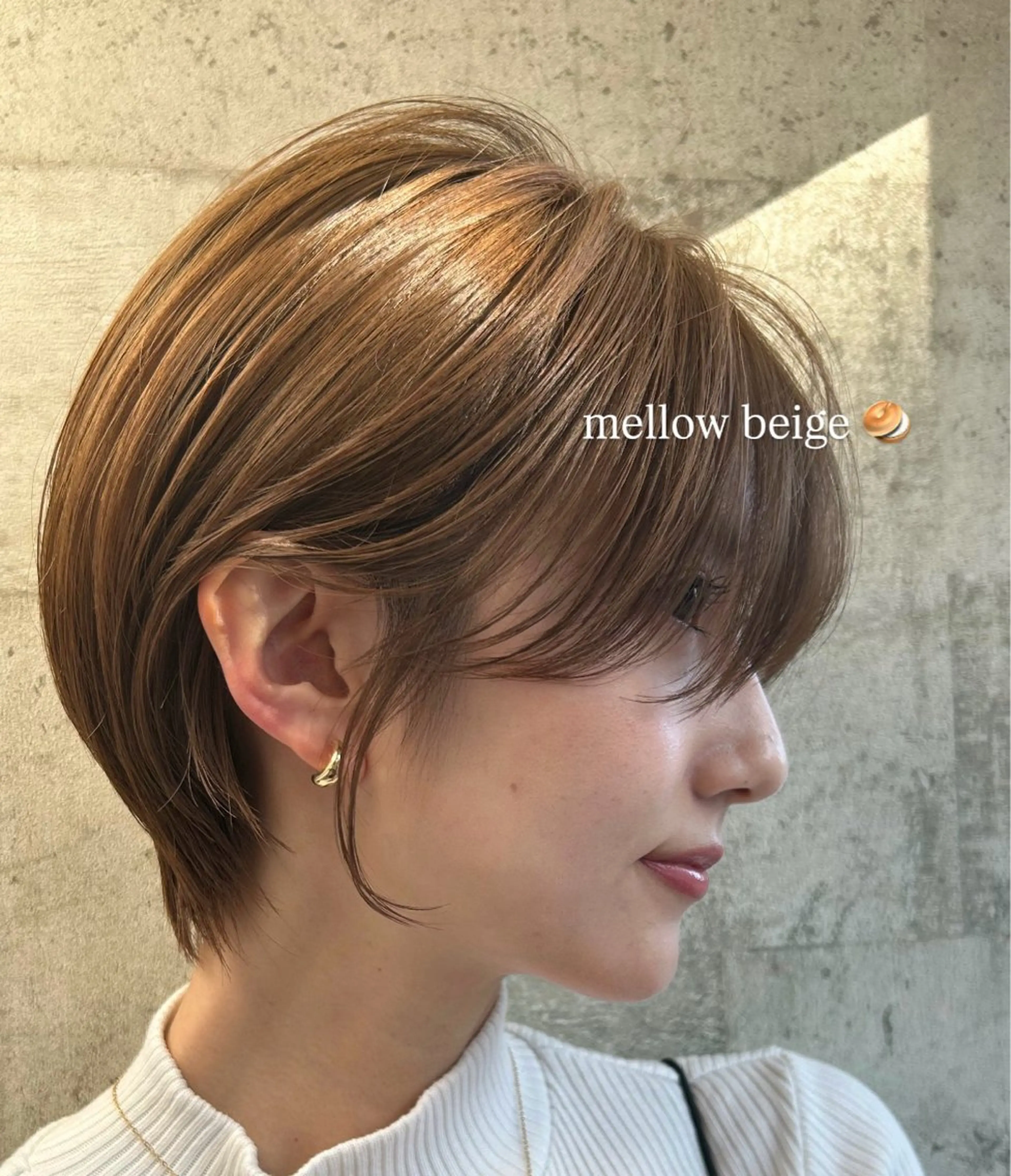 ショート カラー ベージュカラー 透明感カラー ヘアカラー The C 海老名 まこ🎀のヘアスタイル