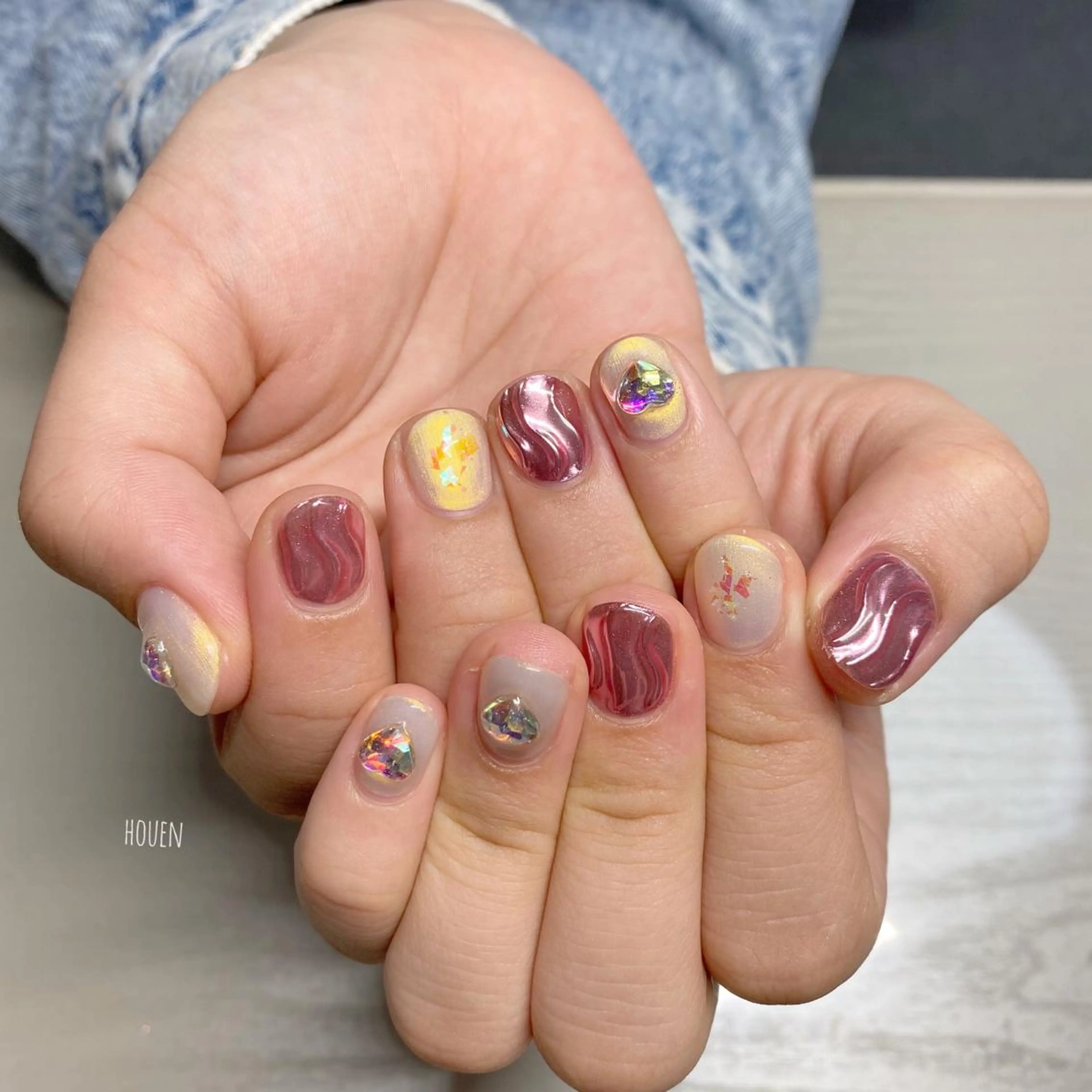 ネイル 持ち込み I pinknail 韓国風·持ち込み専門のネイルデザイン