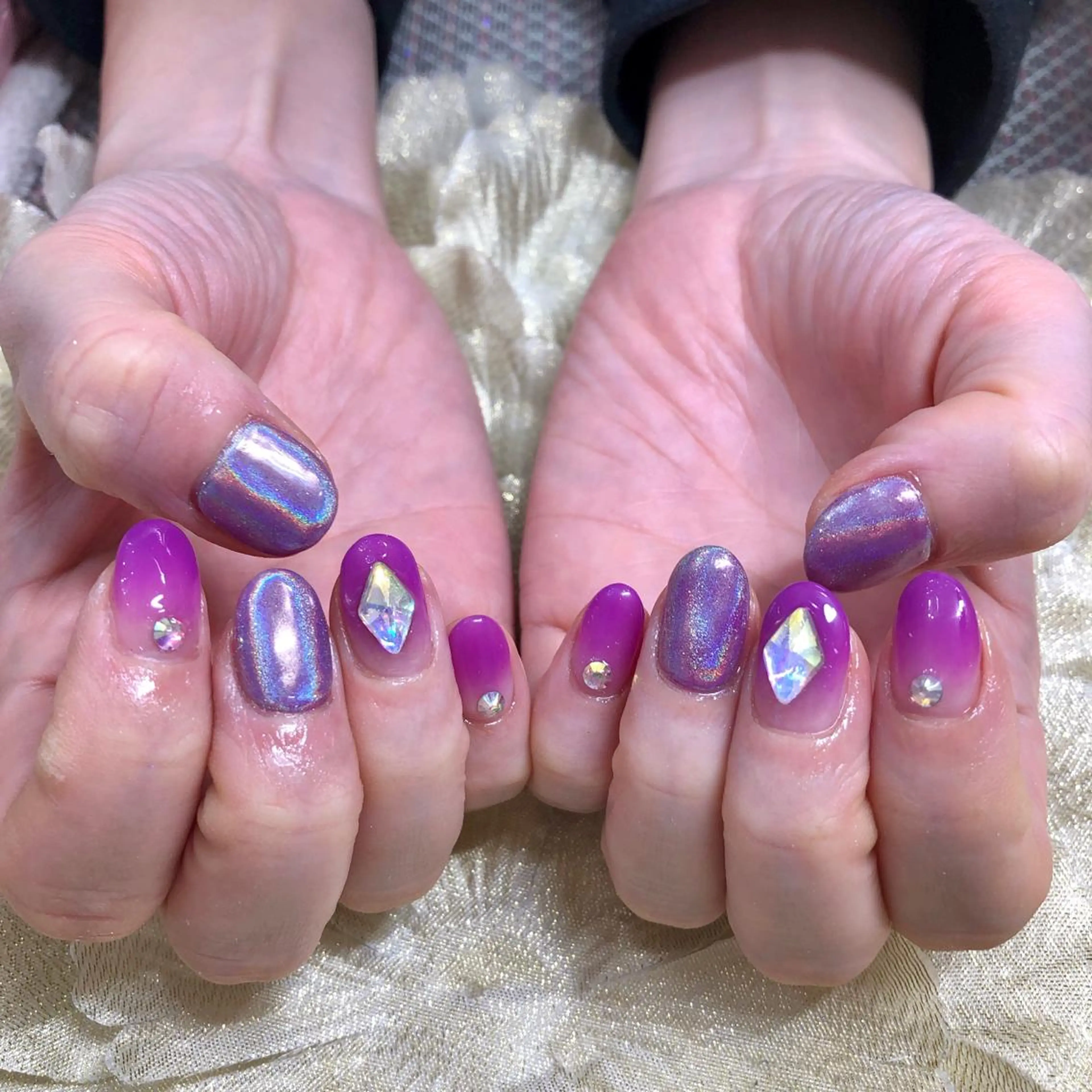 ネイル ジェルネイル スクエアネイル J terrace Nailのネイルデザイン