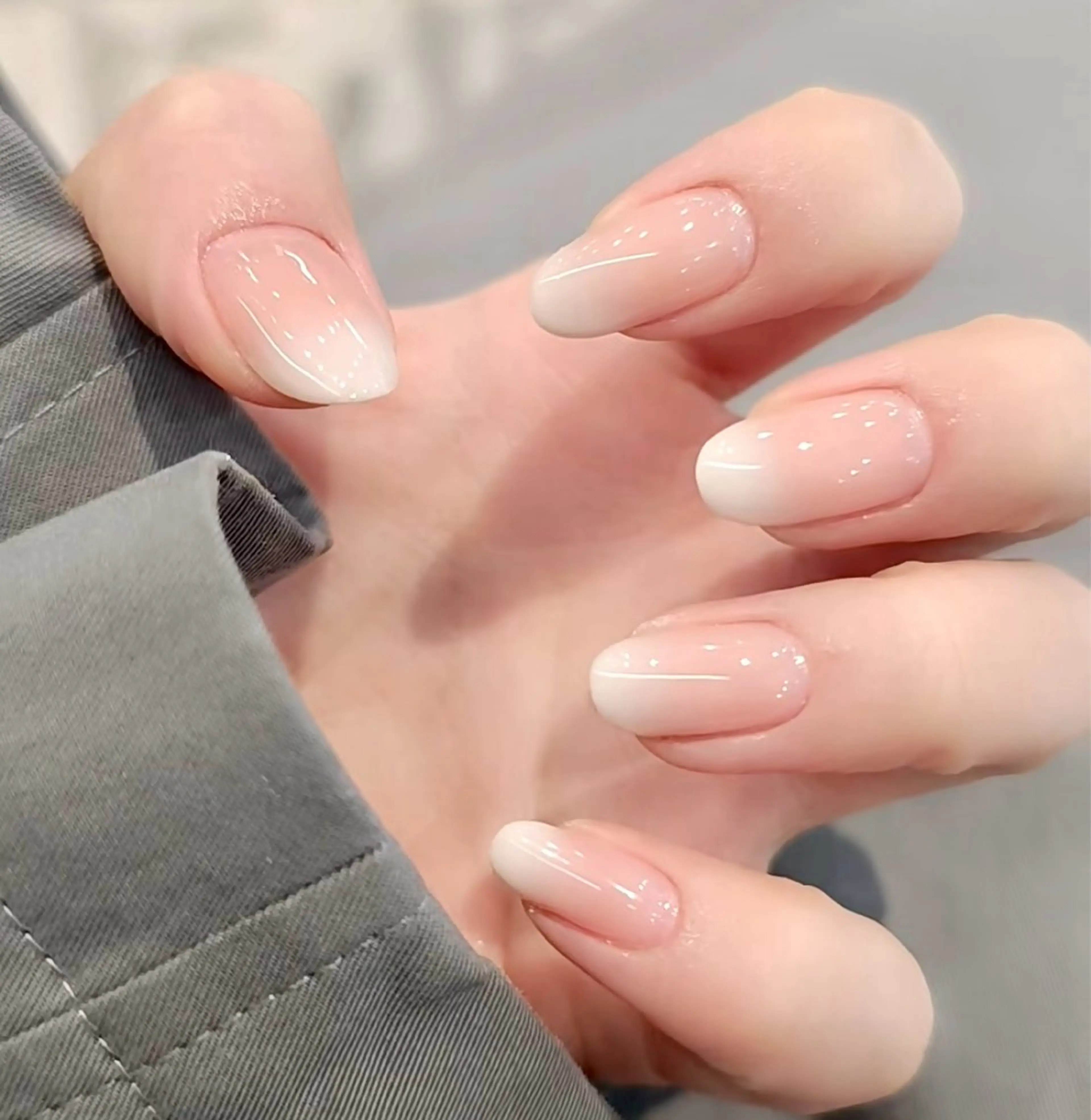 自爪✨純欲チークネイル　オフなし¥5980->¥2980の写真