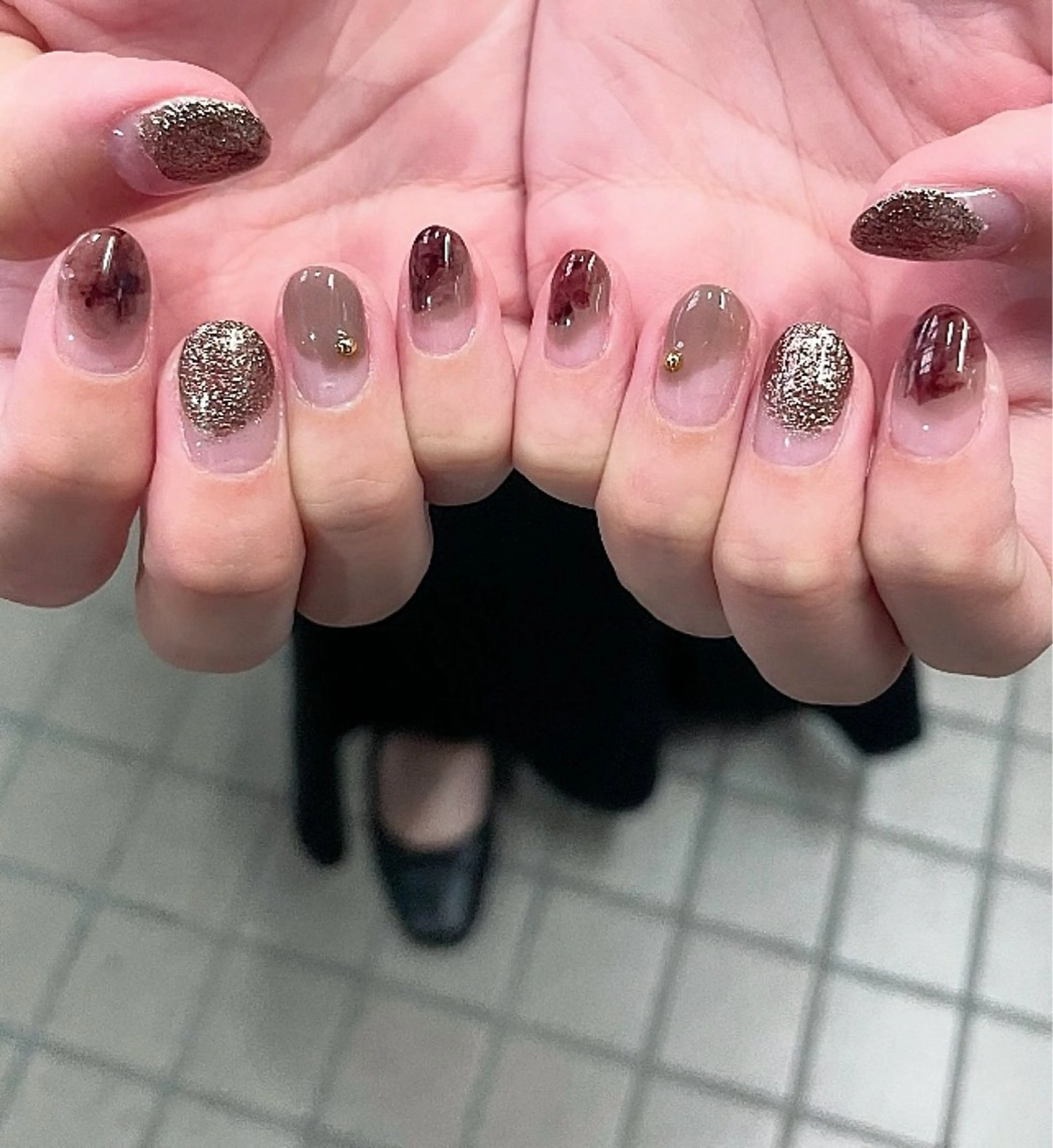 ネイル 岡矢joieange 心斎橋店のネイルデザイン