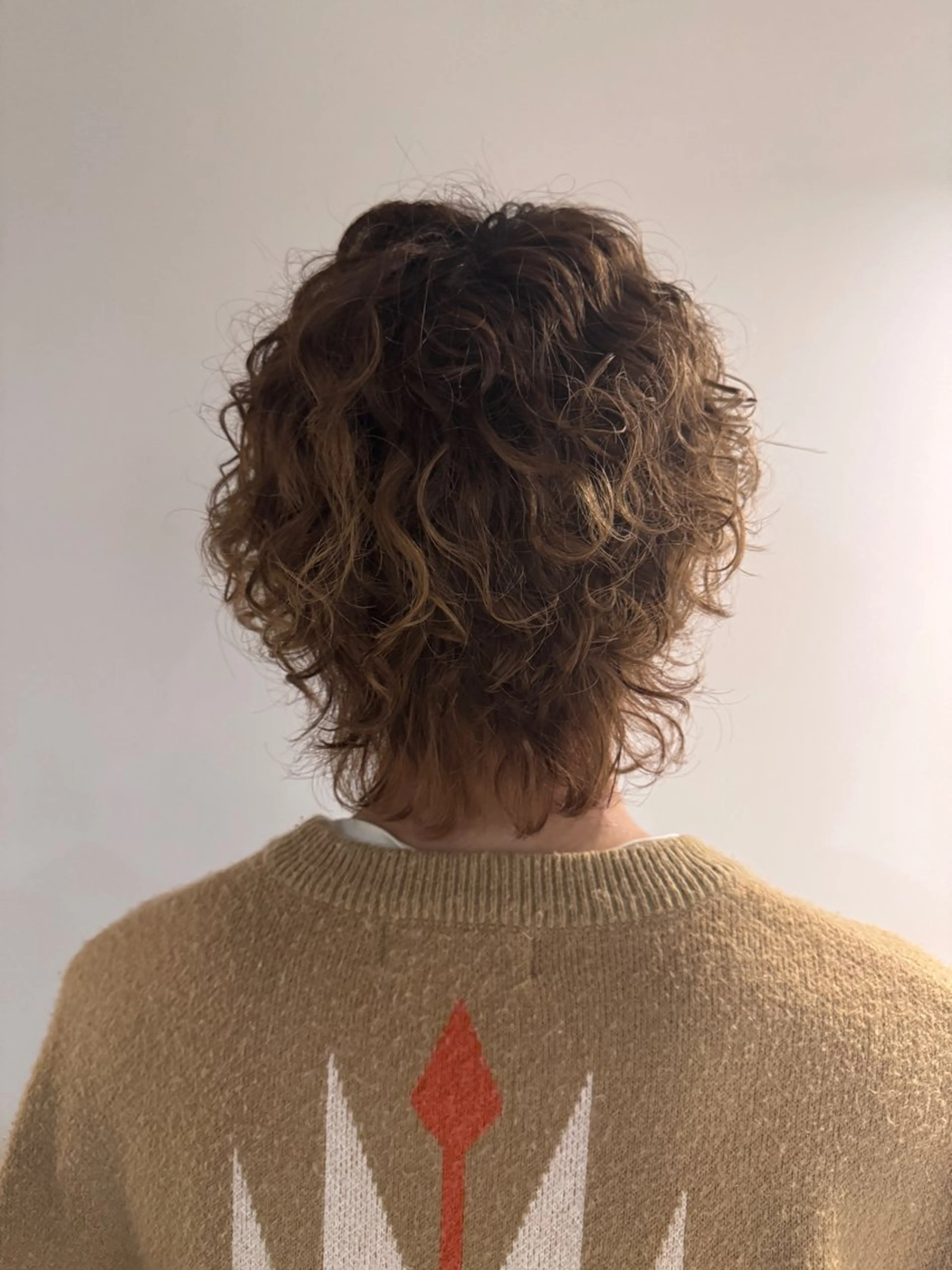パーマ レイヤーカット 大名　sakiのヘアスタイル