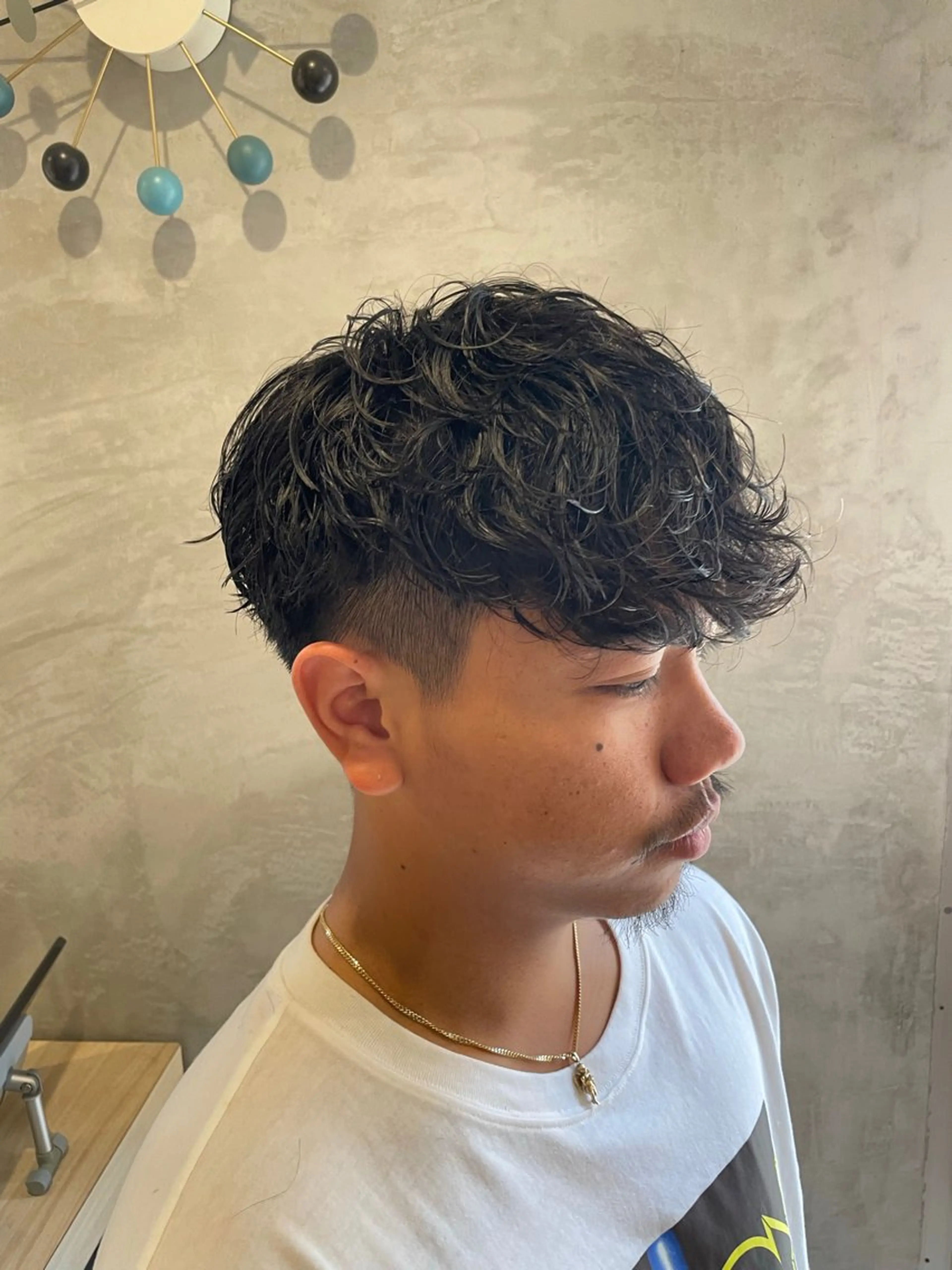 ショート 柏/シャドウパーマ/ ナチュラル/颯寿のヘアスタイル