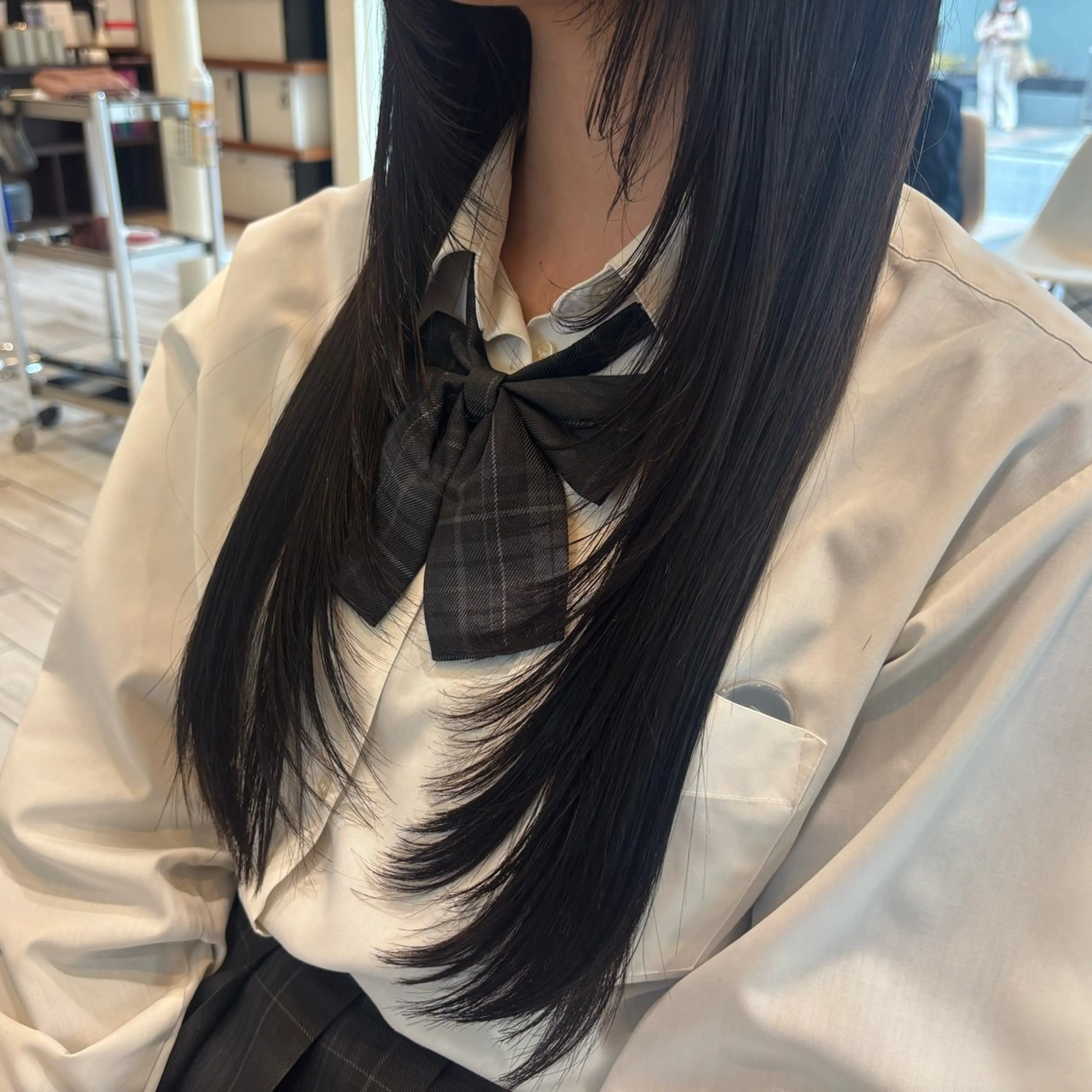 ロング レイヤーカット カット RISAKO🏁 ボブ/レイヤーのヘアスタイル