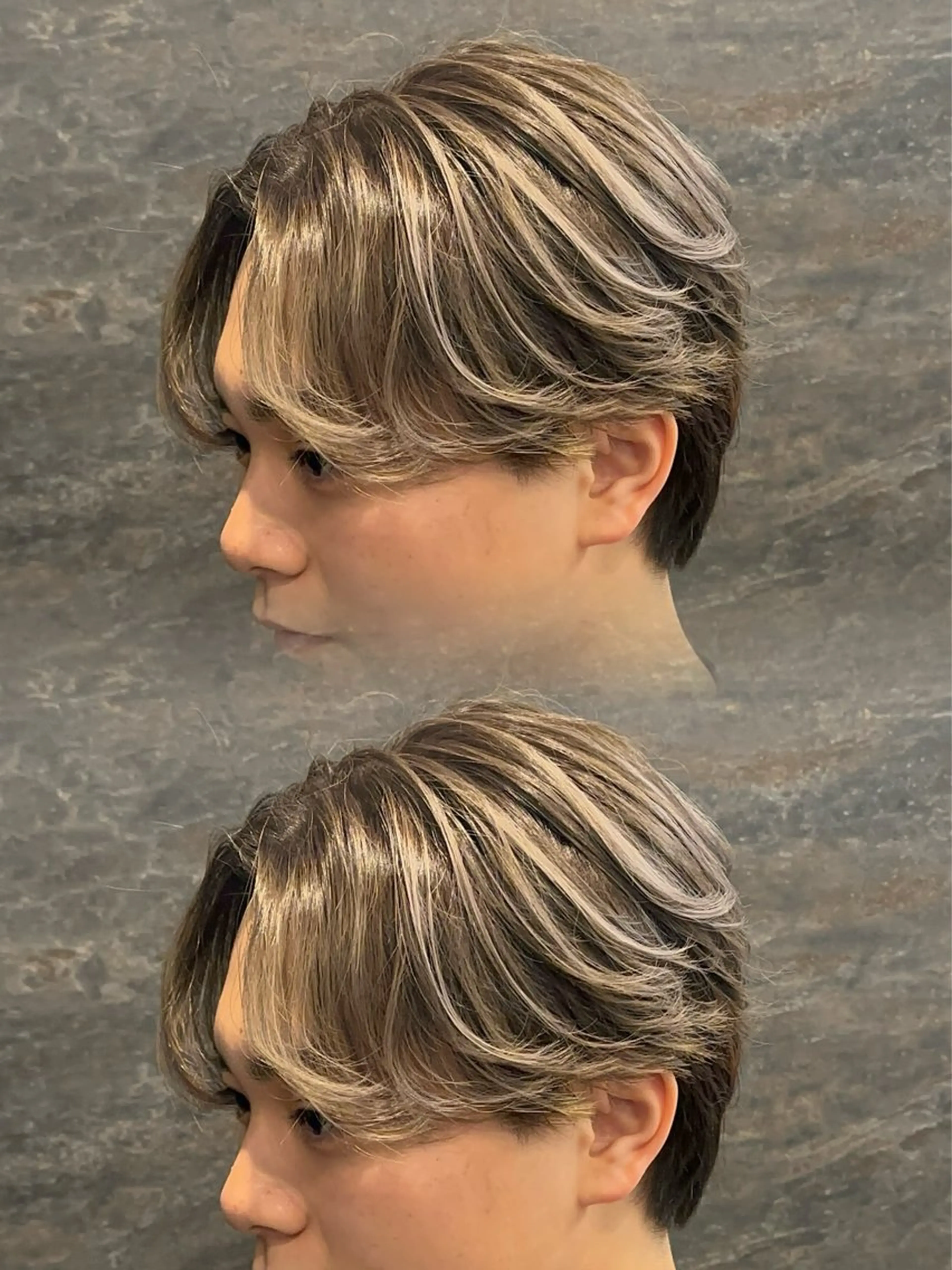 カラー パーマ メンズ メンズバレイヤージュ バレイヤージュ カット ヘアカラー 札幌メンズ指名 No. 1/光👑のヘアスタイル