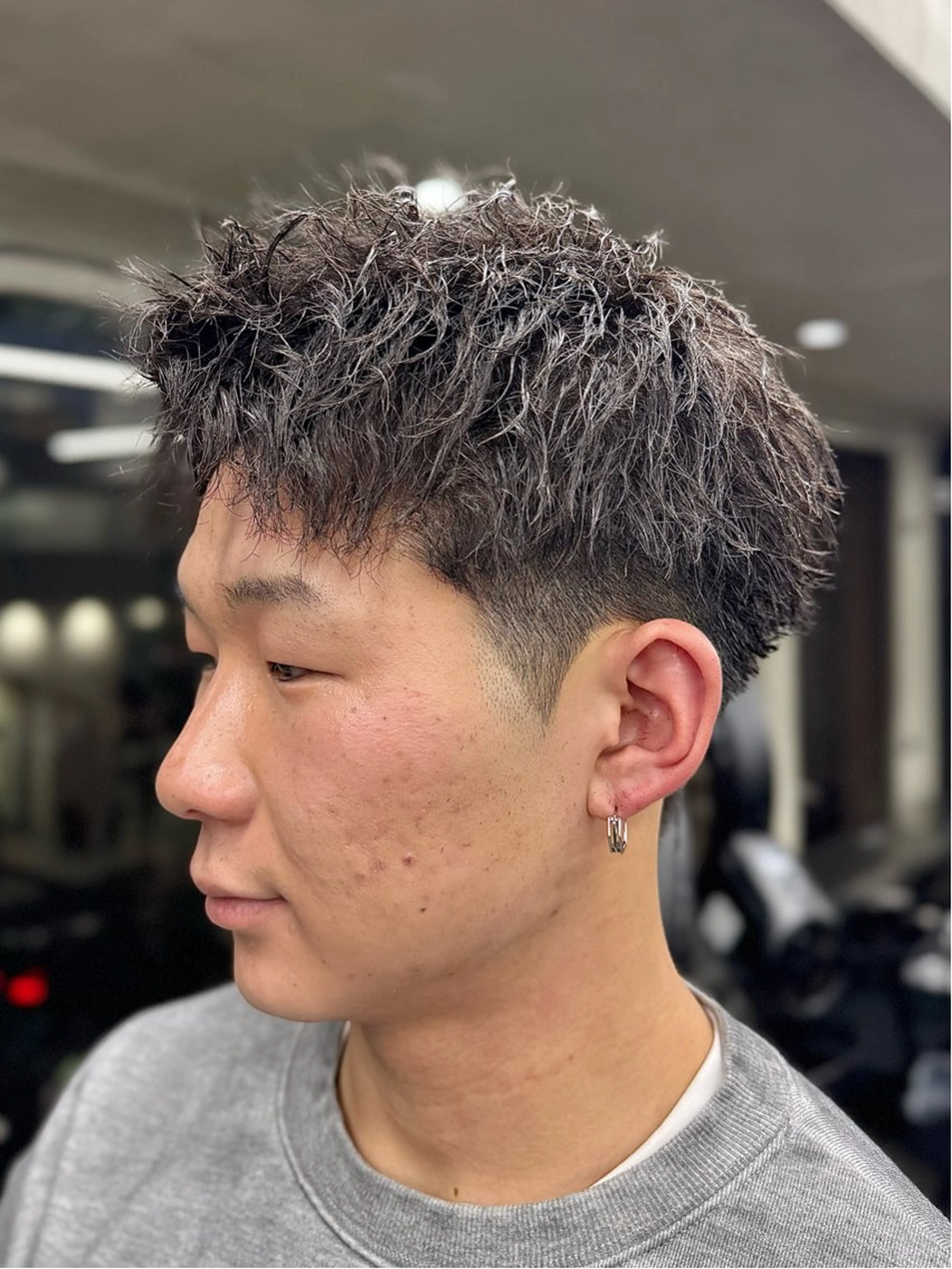 メンズ 似合わせカット/ ハイトーン/aoiのヘアスタイル