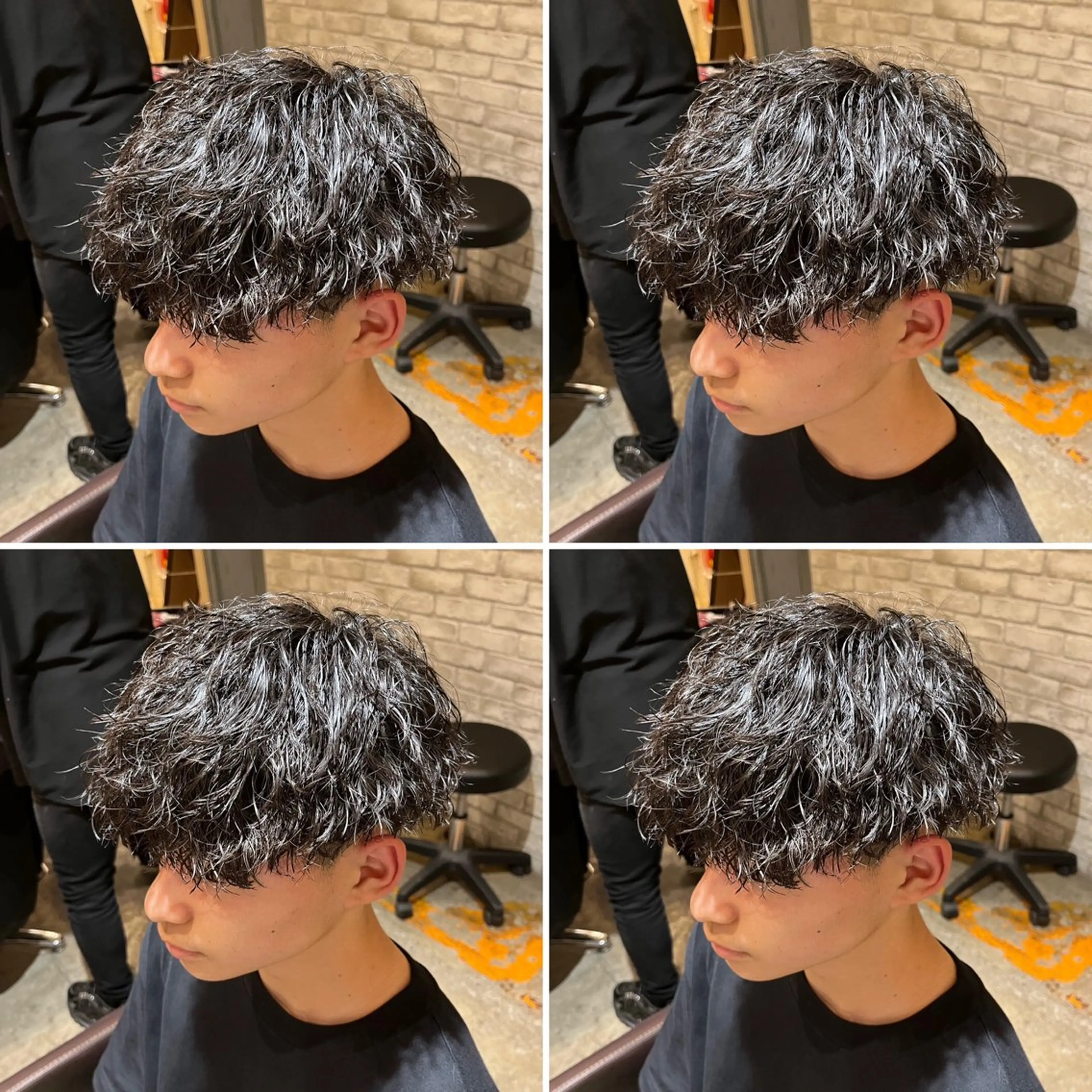 パーマ メンズ カット パーマ トリートメント ヘアセット 💈メンズパーマ特化 店長望月謙二郎💈のヘアスタイル