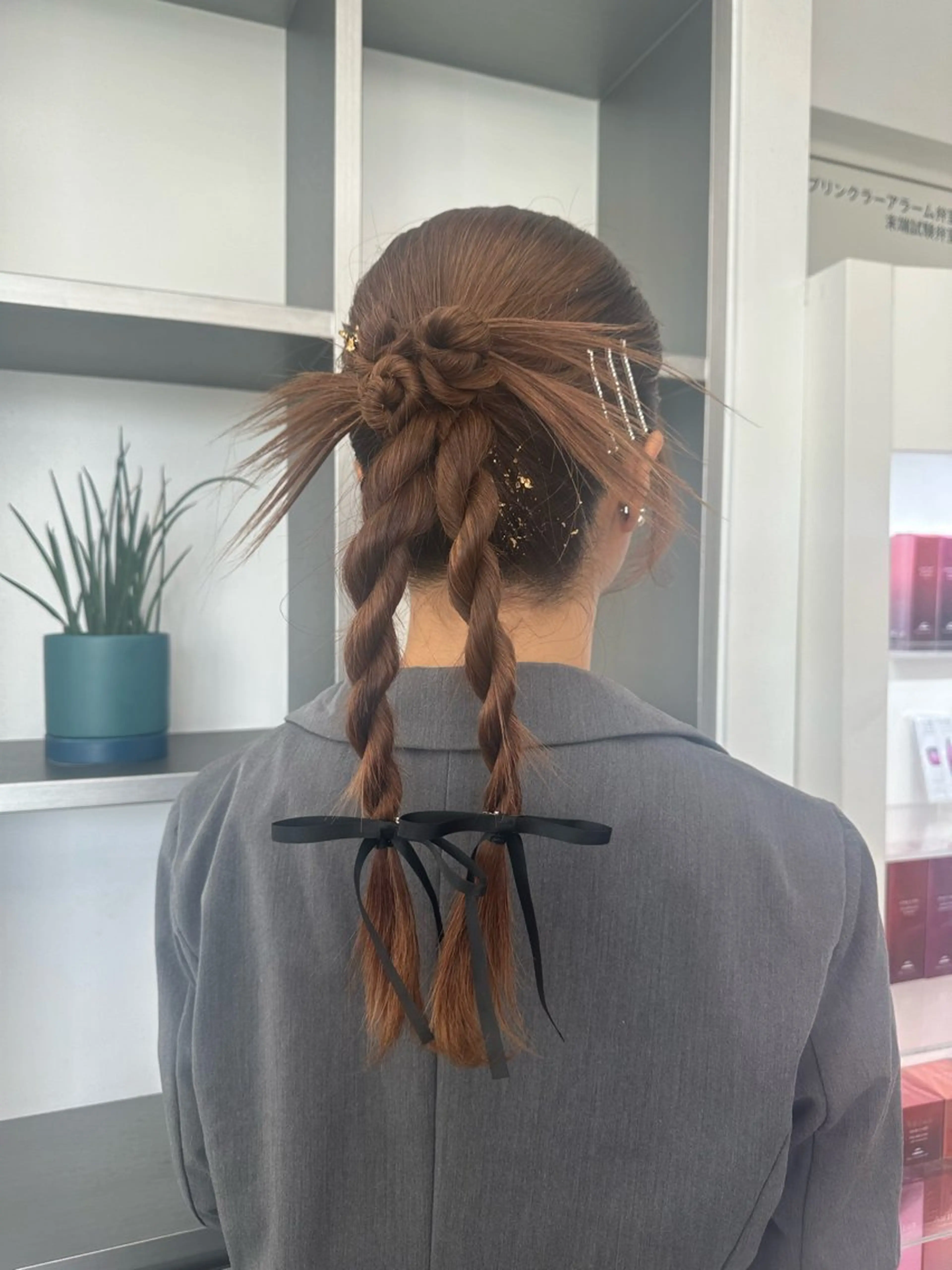 ロング カラー ヘアアレンジ 暖色💖ツヤ髪💖 masae🌼のヘアスタイル